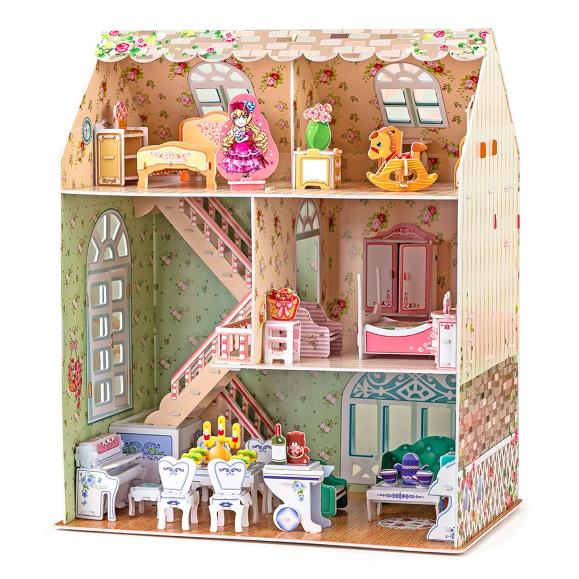

Puzzle 3D Domek dla lalek Dreamy