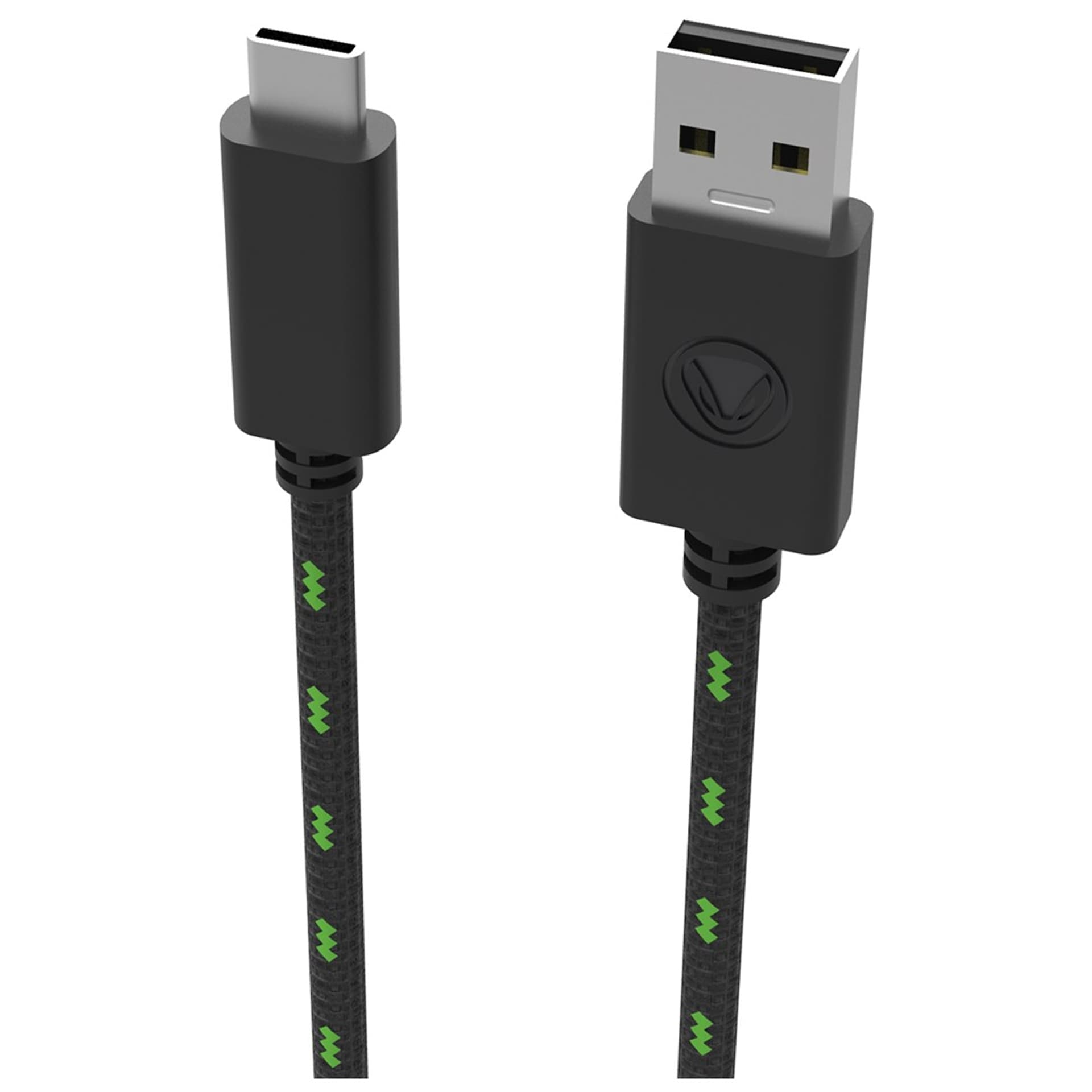 

Snakebyte Kabel USB 2.0 A na USB-C Trzymetrowy Czarno zielony