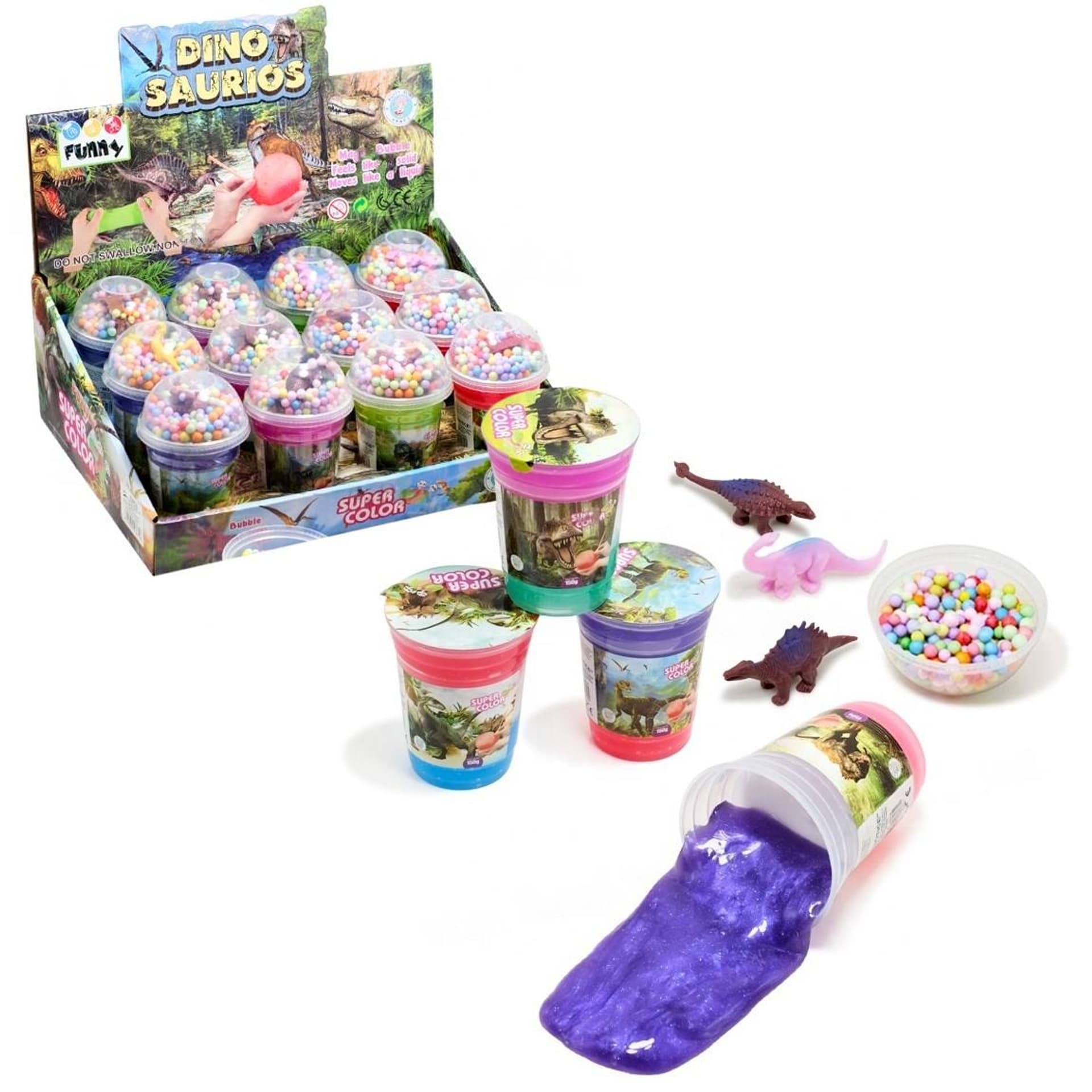 

MASA MAGICZNA SLIME Z KULKAMI I FIGURKĄ