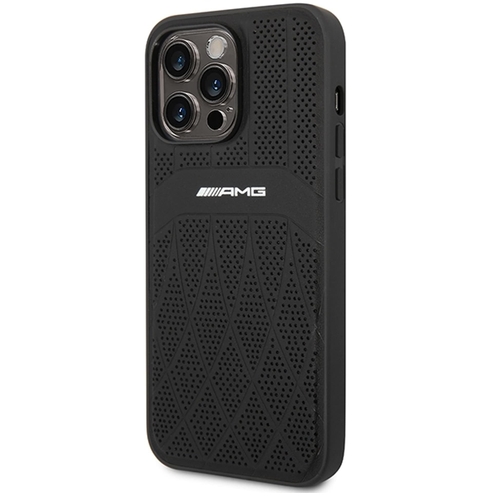 

AMG AMHMP14XOSDBK iPhone 14 Pro Max 6,7" czarny/black hardcase Leather Curved Lines MagSafe