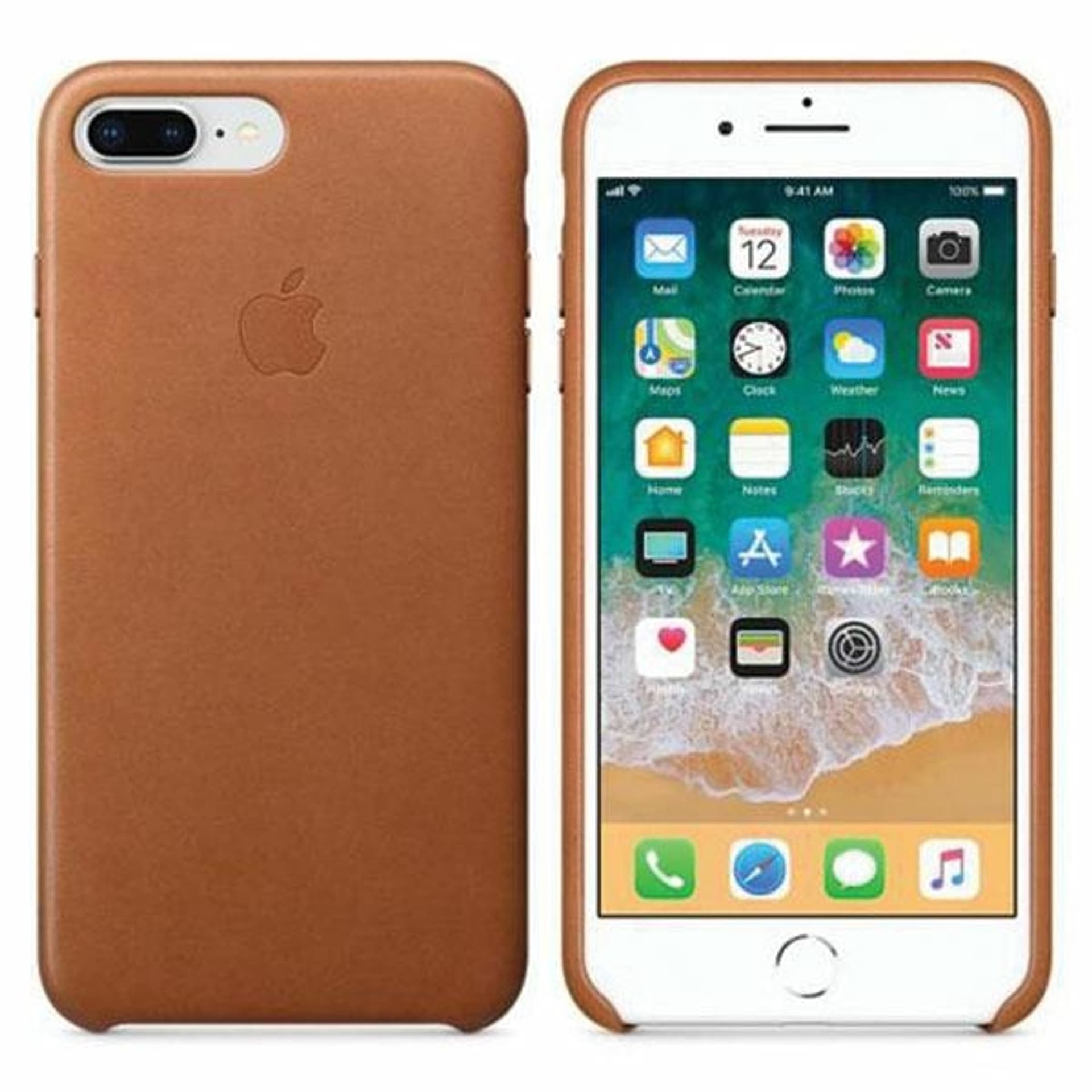 

Etui Apple MQHK2ZE/A iPhone 7 Plus / 8 Plus brązowy/saddle brown Leather Case