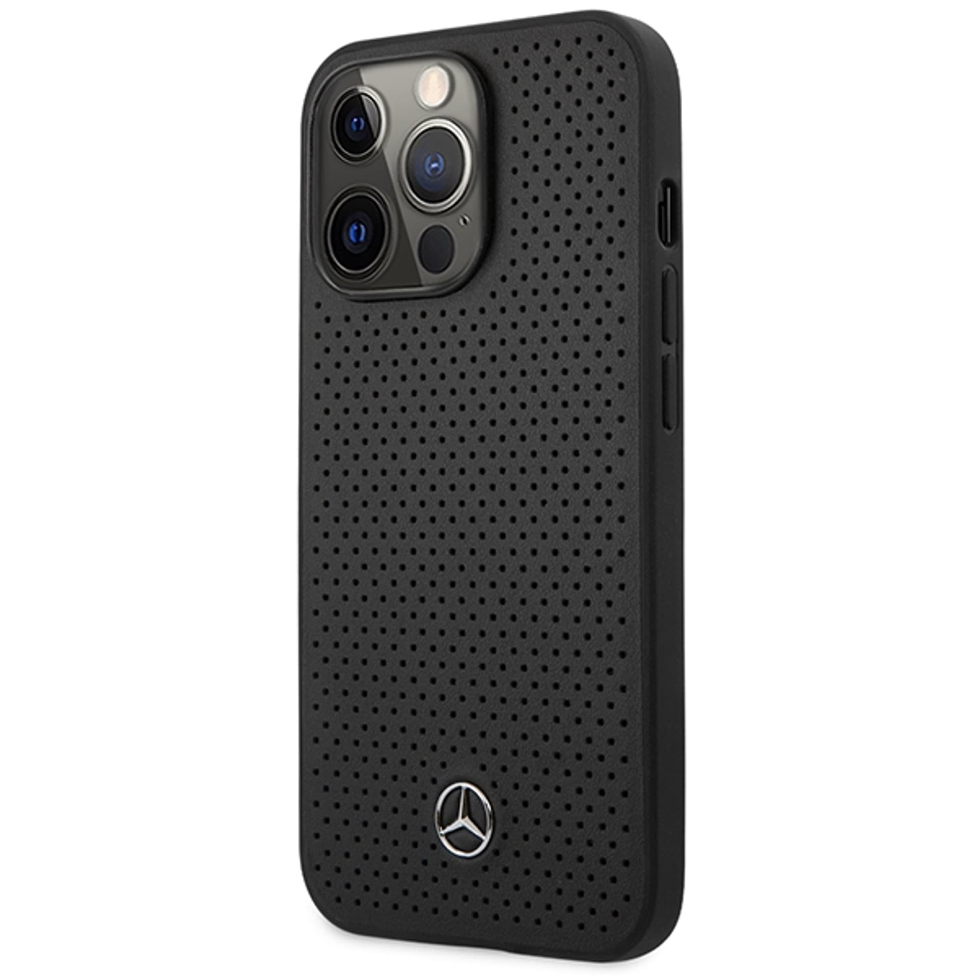 

Mercedes MEHCP14LDELBK iPhone 14 Pro 6.1" czarny/black hardcase Leather Perforated