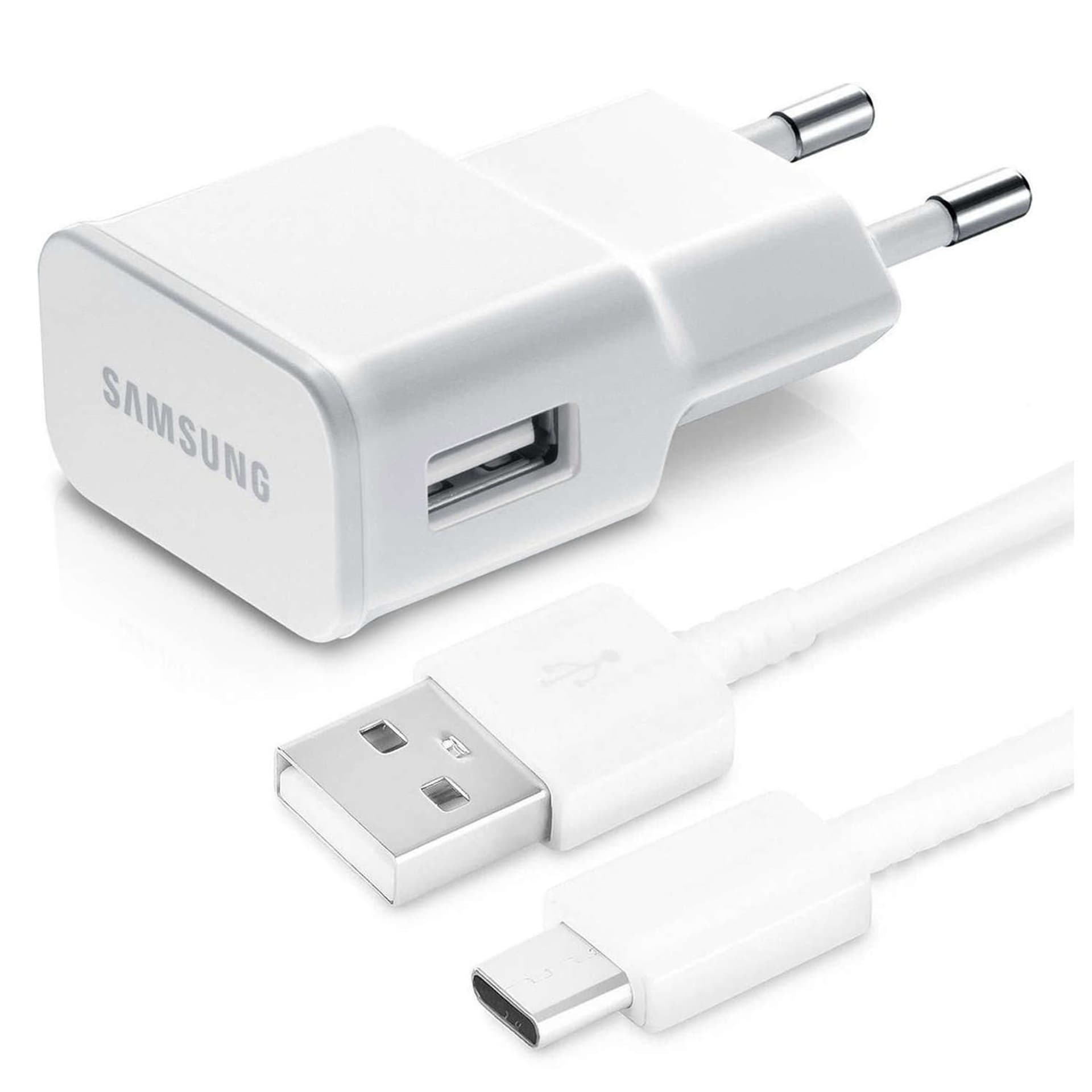 

Ładowarka sieciowa Oryginalna Samsung EP-TA50EWE 7.75W + Kabel USB-C EP-DW700CWE 1.5m biały