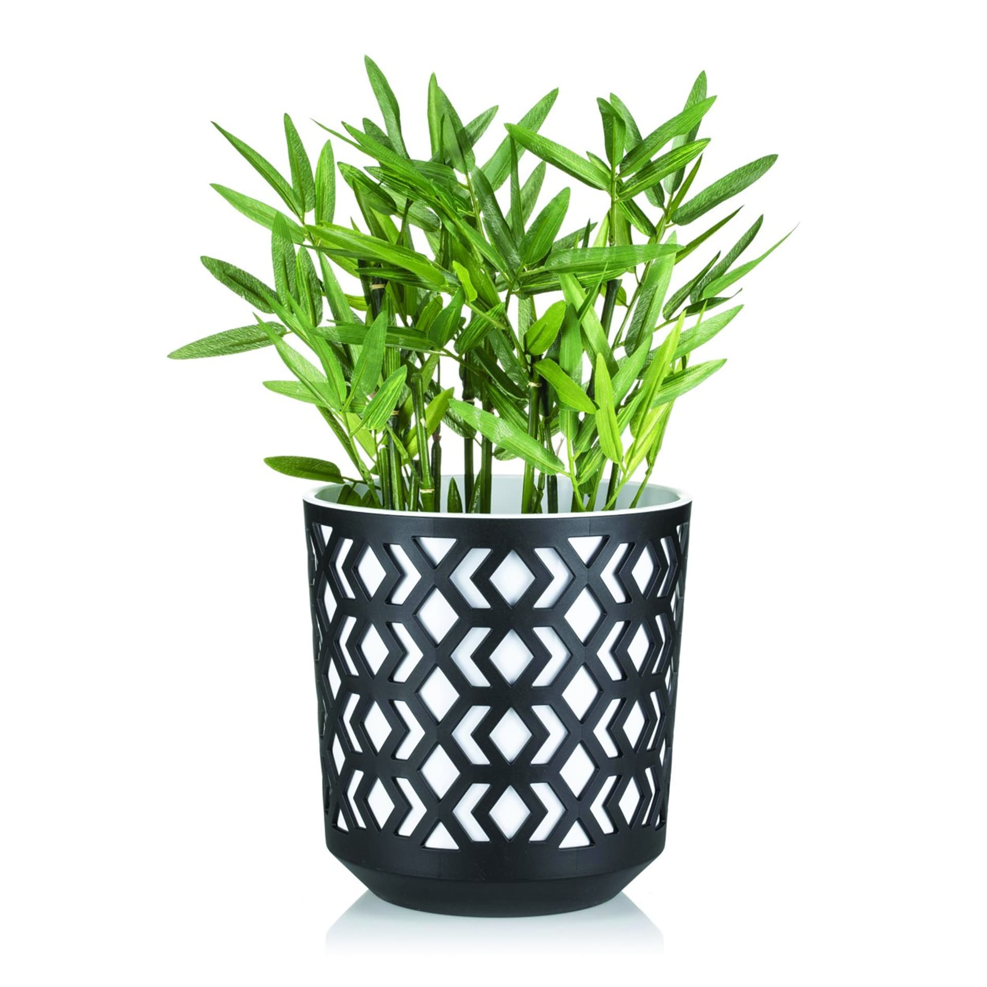 

Donica Etnic biało-czarna 19xh20 cm