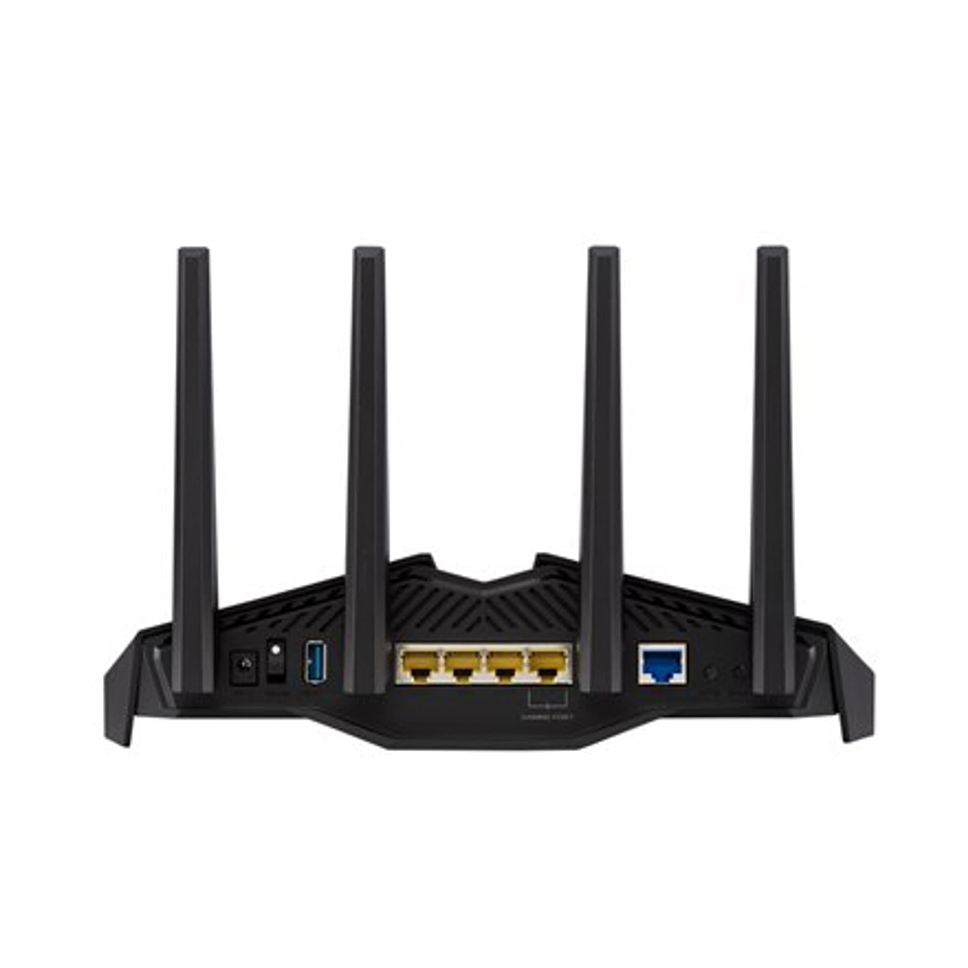 

Asus Wifi 6 Dual Band Gigabit Gaming Router RT-AX82U 802.11ax, 574+4804 Mbit/s, 10/100/1000 Mbit/s, Porty Ethernet LAN (RJ-45) 4