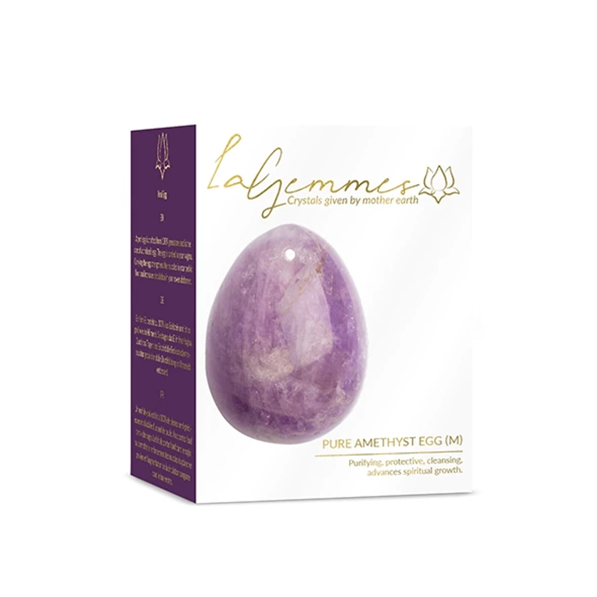 

Kulka gejszy - La Gemmes Yoni Egg Pure Amethyst M