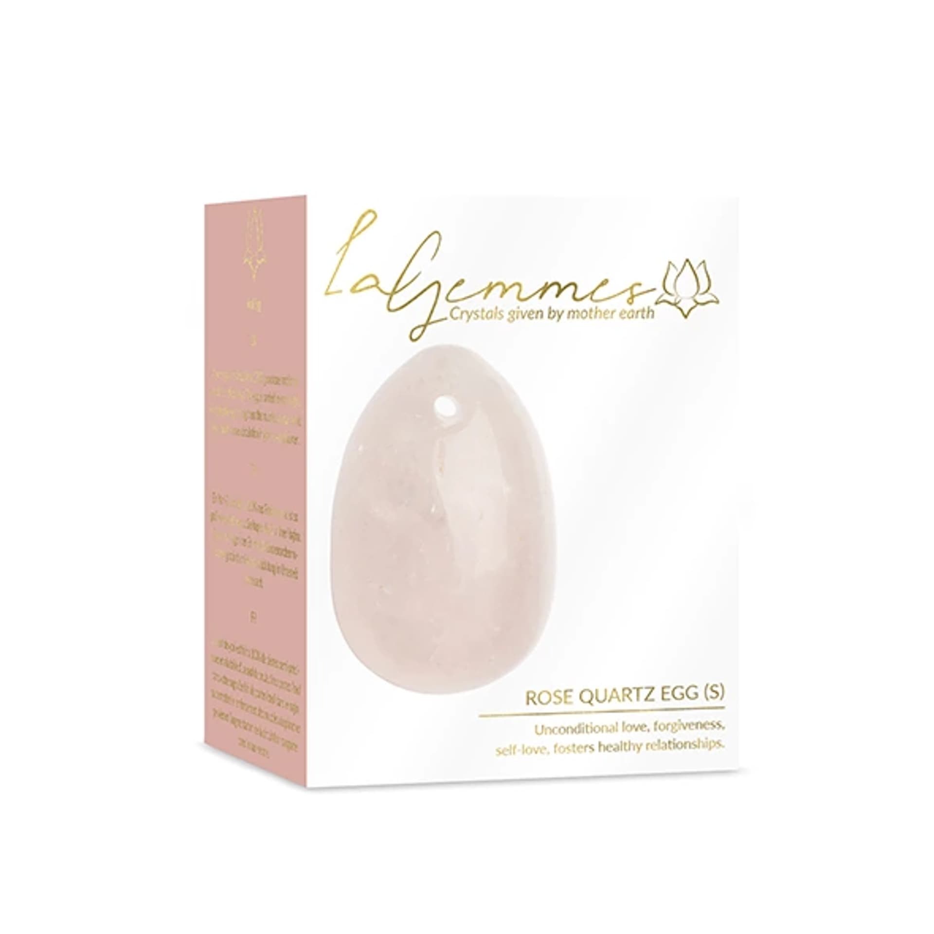 

Kulka gejszy - La Gemmes Yoni Egg Rose Quartz S