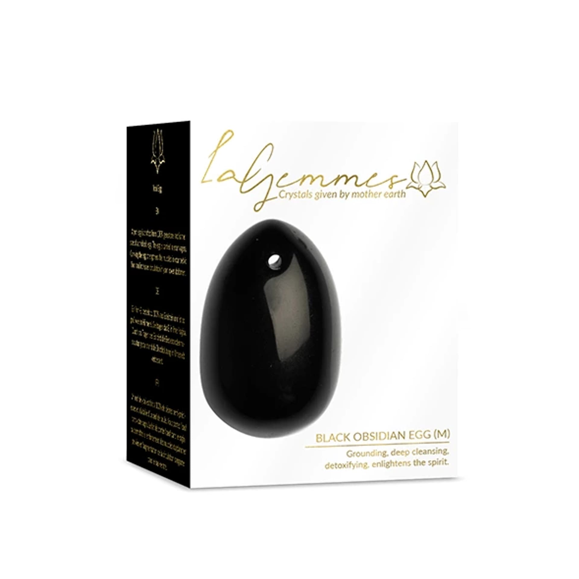 

Kulka gejszy - La Gemmes Yoni Egg Black Obsidian M