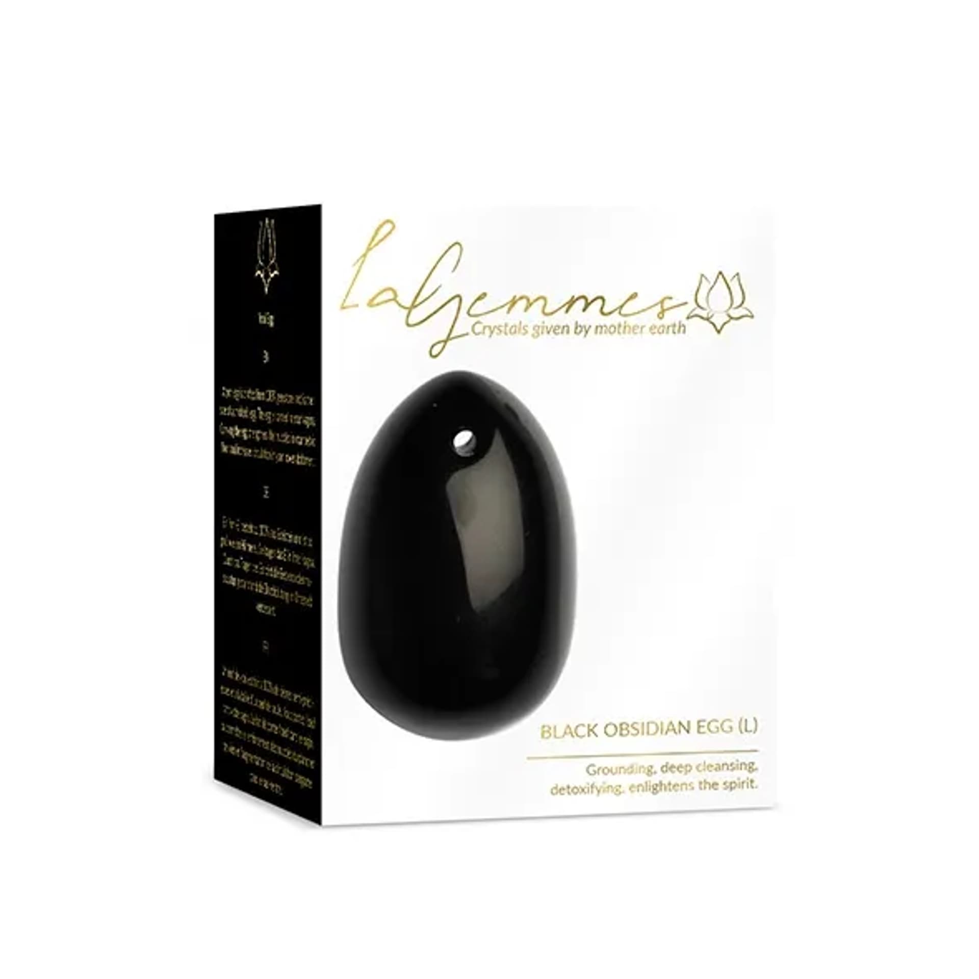 

Kulka gejszy - La Gemmes Yoni Egg Black Obsidian L