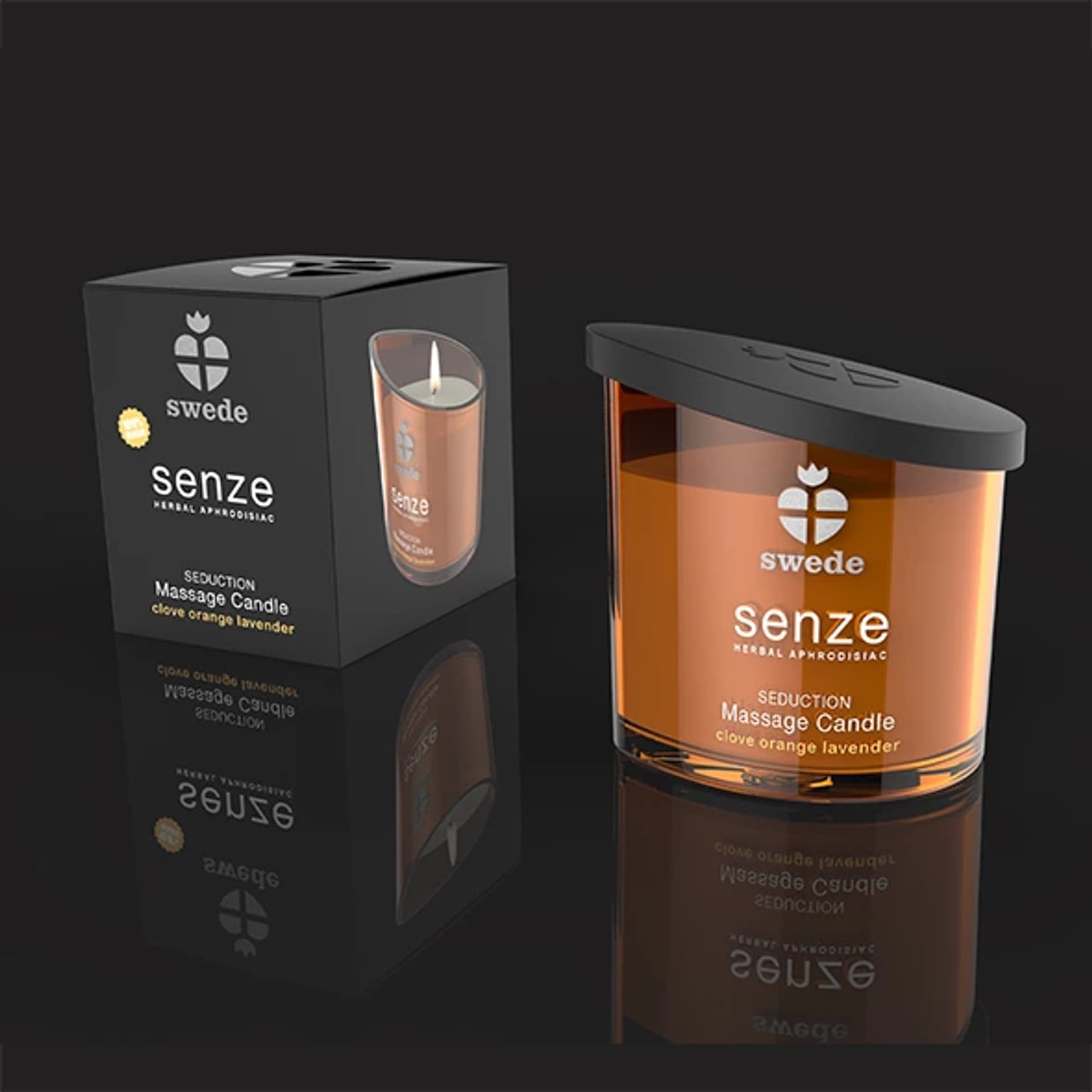 

Świeca do masażu - Swede Senze Massage Candle Seduction 150 ml