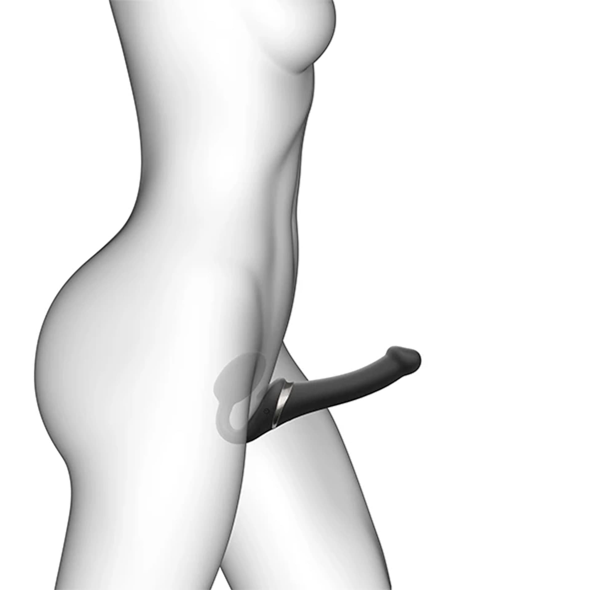 

Wibrator strap-on - Strap-On-Me Multi Orgasm Black XL