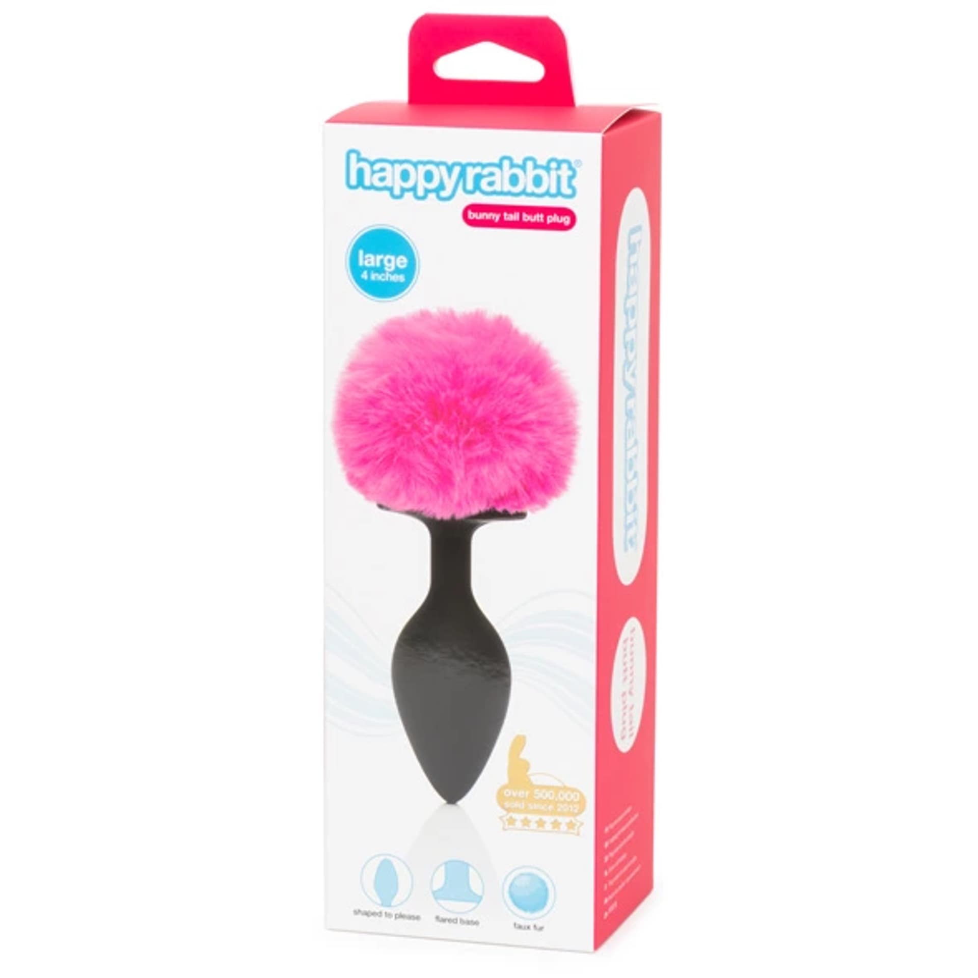

Plug analny - Happy Rabbit Bunny Tail Butt Plug Large
