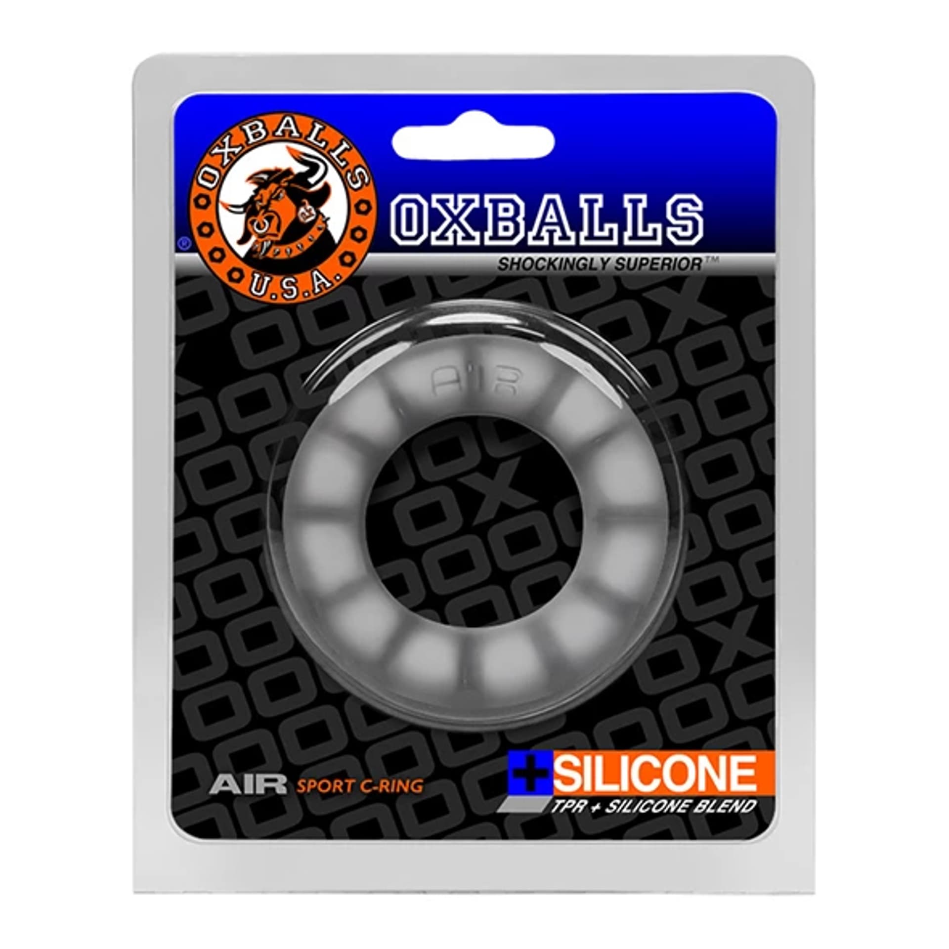 

Pierścień erekcyjny - Oxballs Air Airflow Cockring Cool Ice