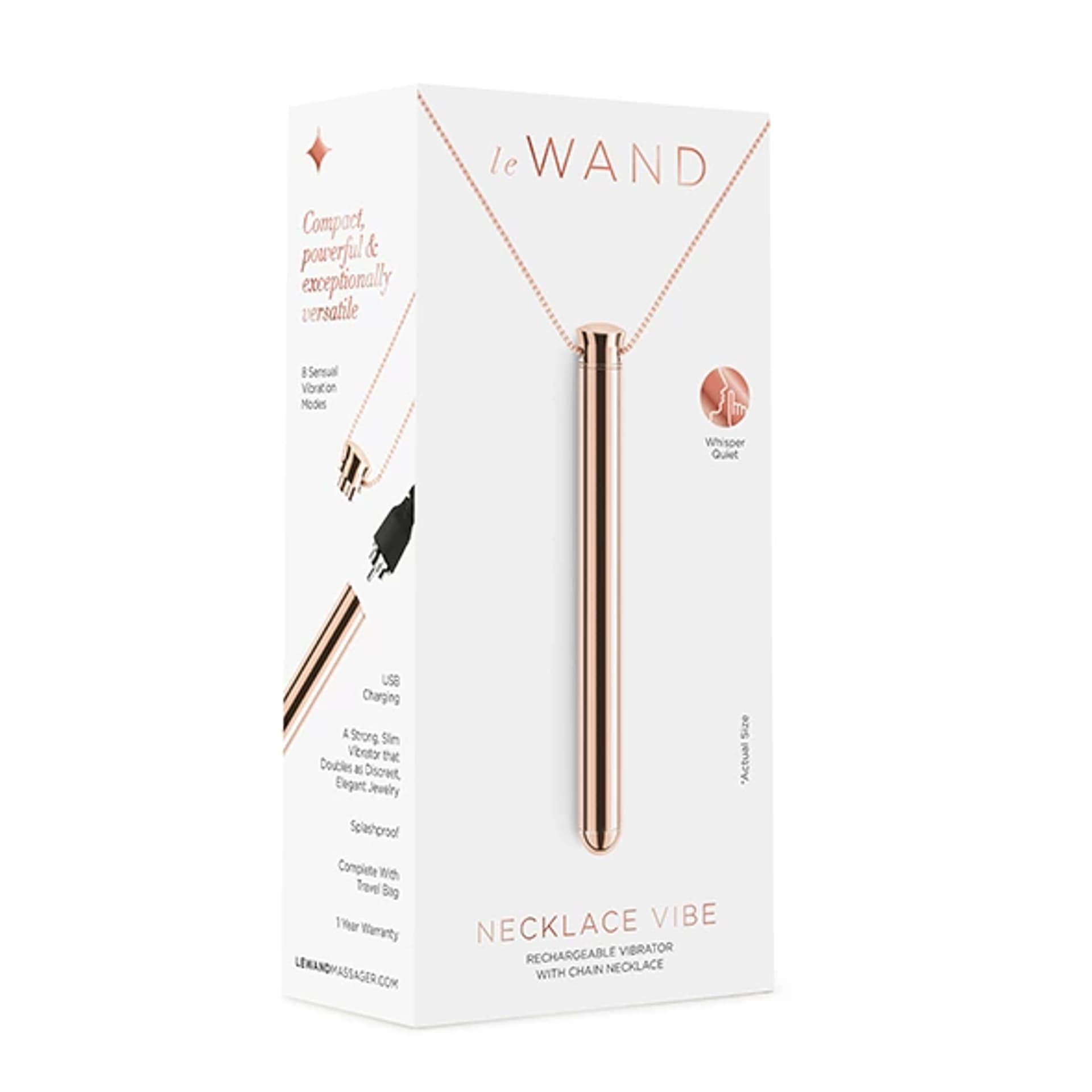 

Wibrator naszyjnik - Le Wand Vibrating Necklace Rose Gold