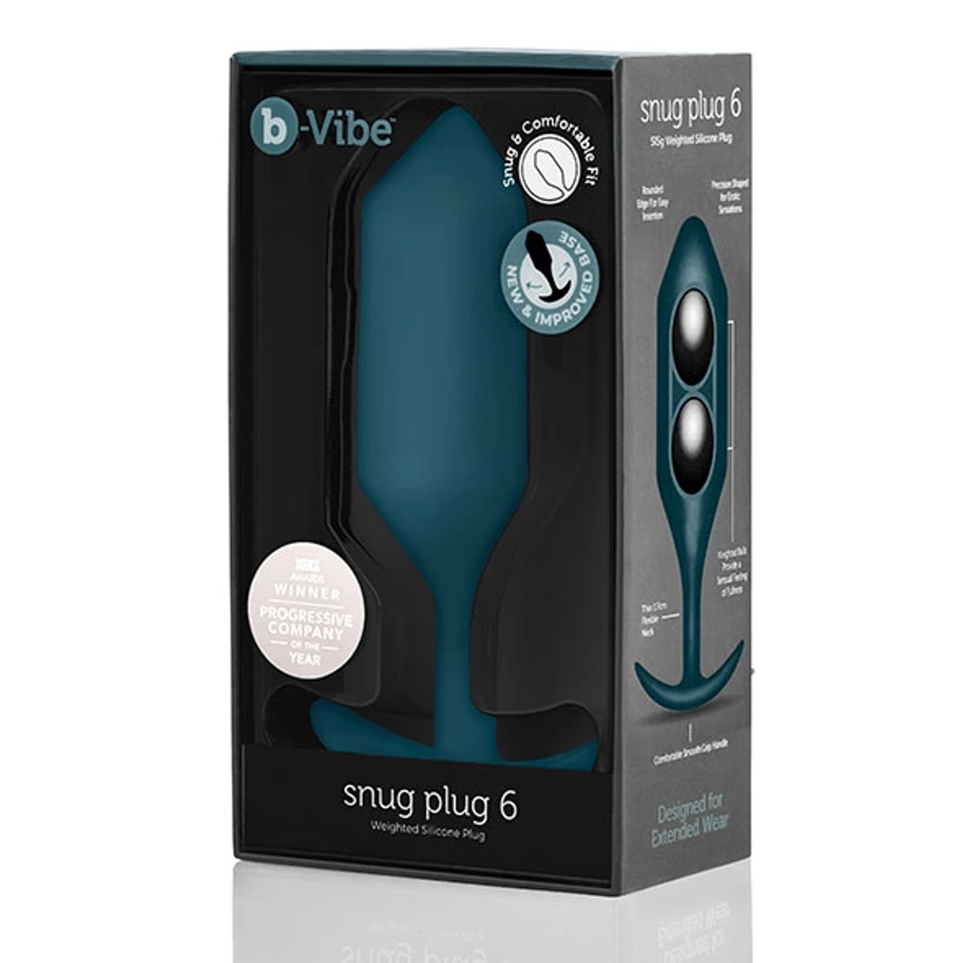 

Plug analny - B-Vibe Snug Plug 6 Marine
