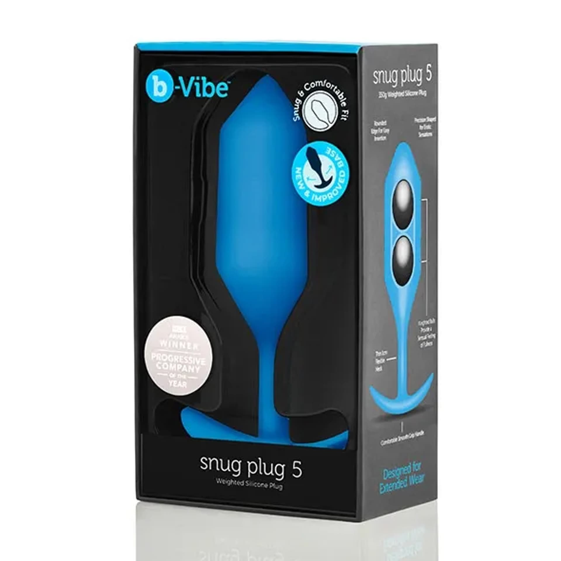 

Plug analny - B-Vibe Snug Plug 5 Blue