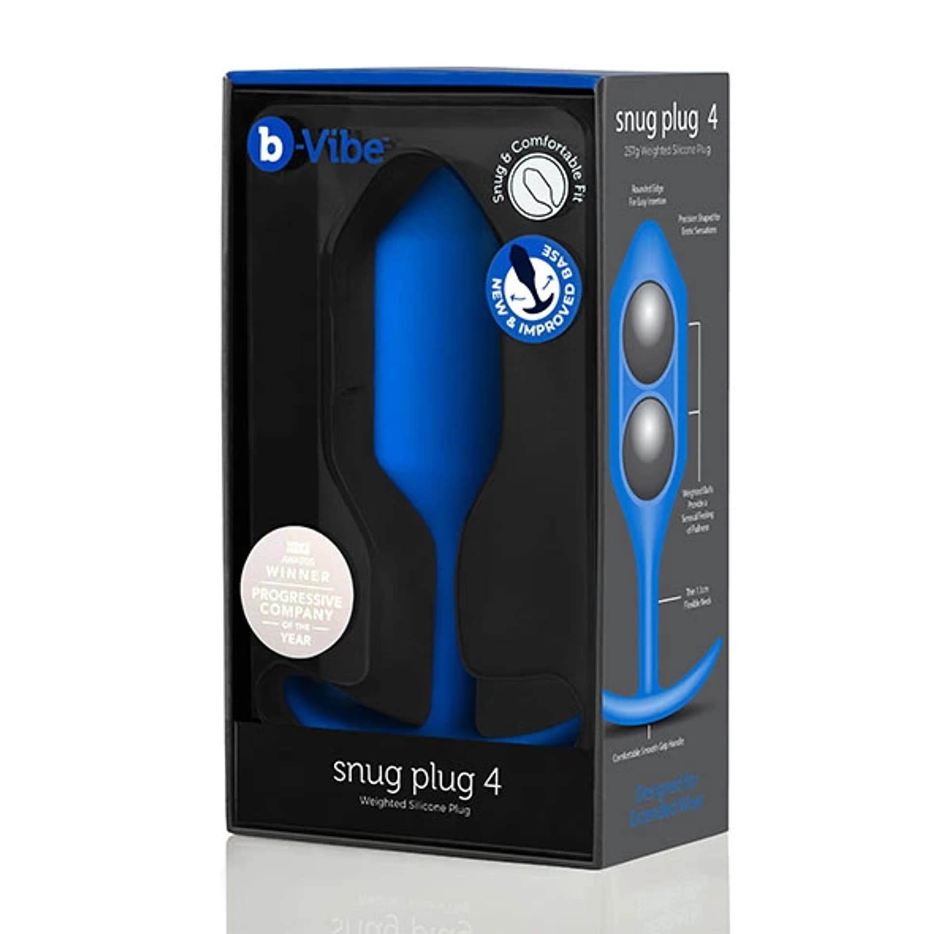 

Plug analny - B-Vibe Snug Plug 4 Navy
