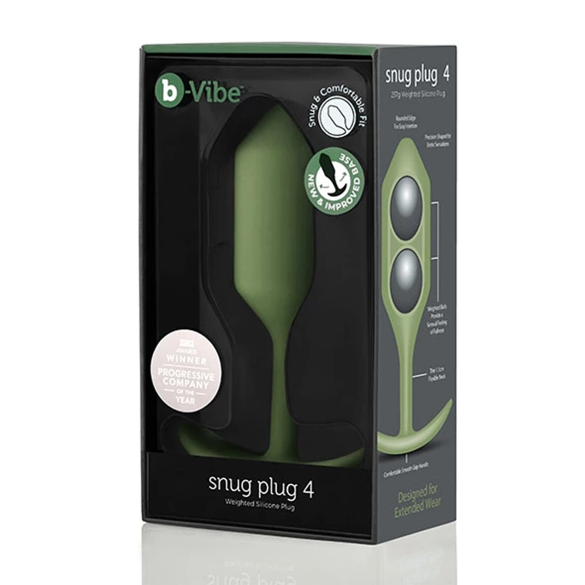 

Plug analny - B-Vibe Snug Plug 4 Army