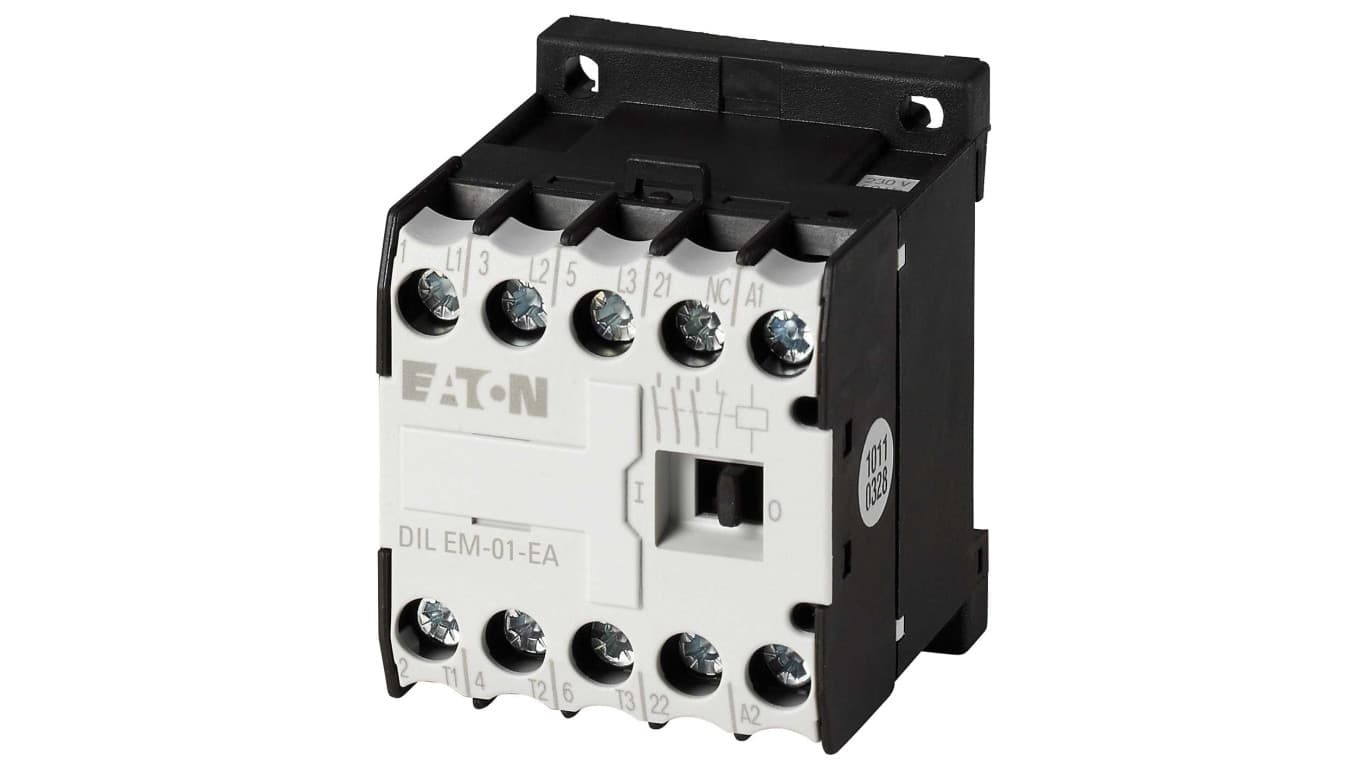 

Stycznik mocy 9A 3P 230V AC 0Z 1R DILEM-01-EA(230V50HZ,240V60HZ) 189985, 230v50hz/240v60hz) 18998