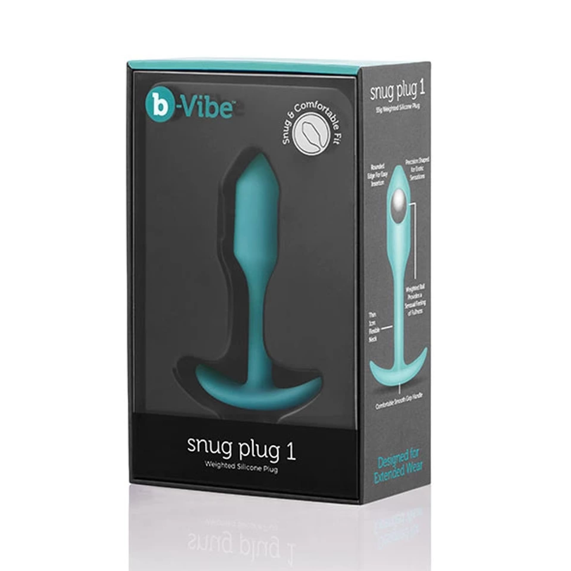 

Plug analny - B-Vibe Snug Plug 1 Mint