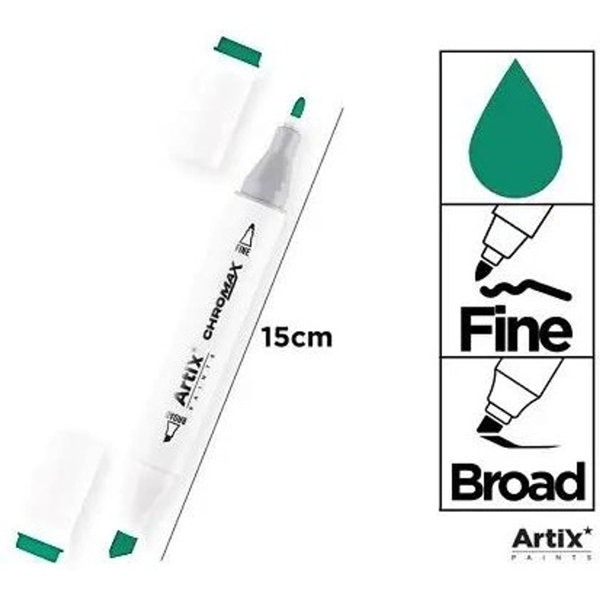 

Marker alkoholowy dwustronny FOREST GREEN PP915-50 ARTIX