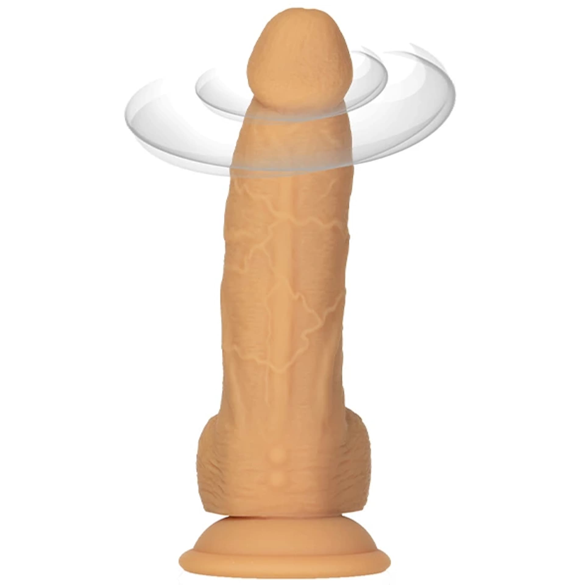 

Wibrator - Naked Addiction Rotating & Vibrating Dong with Remote 20 cm Caramel