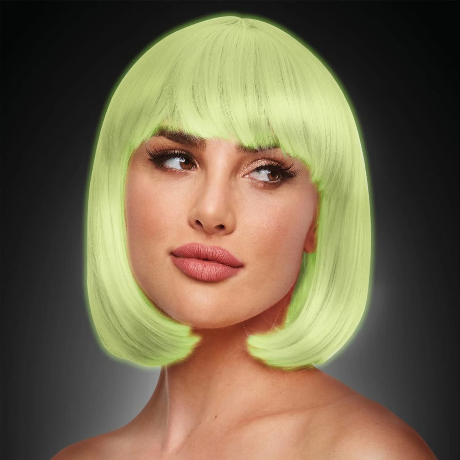 

Peruka - Pleasure Wigs Cici Wig Pink Glow in the Dark