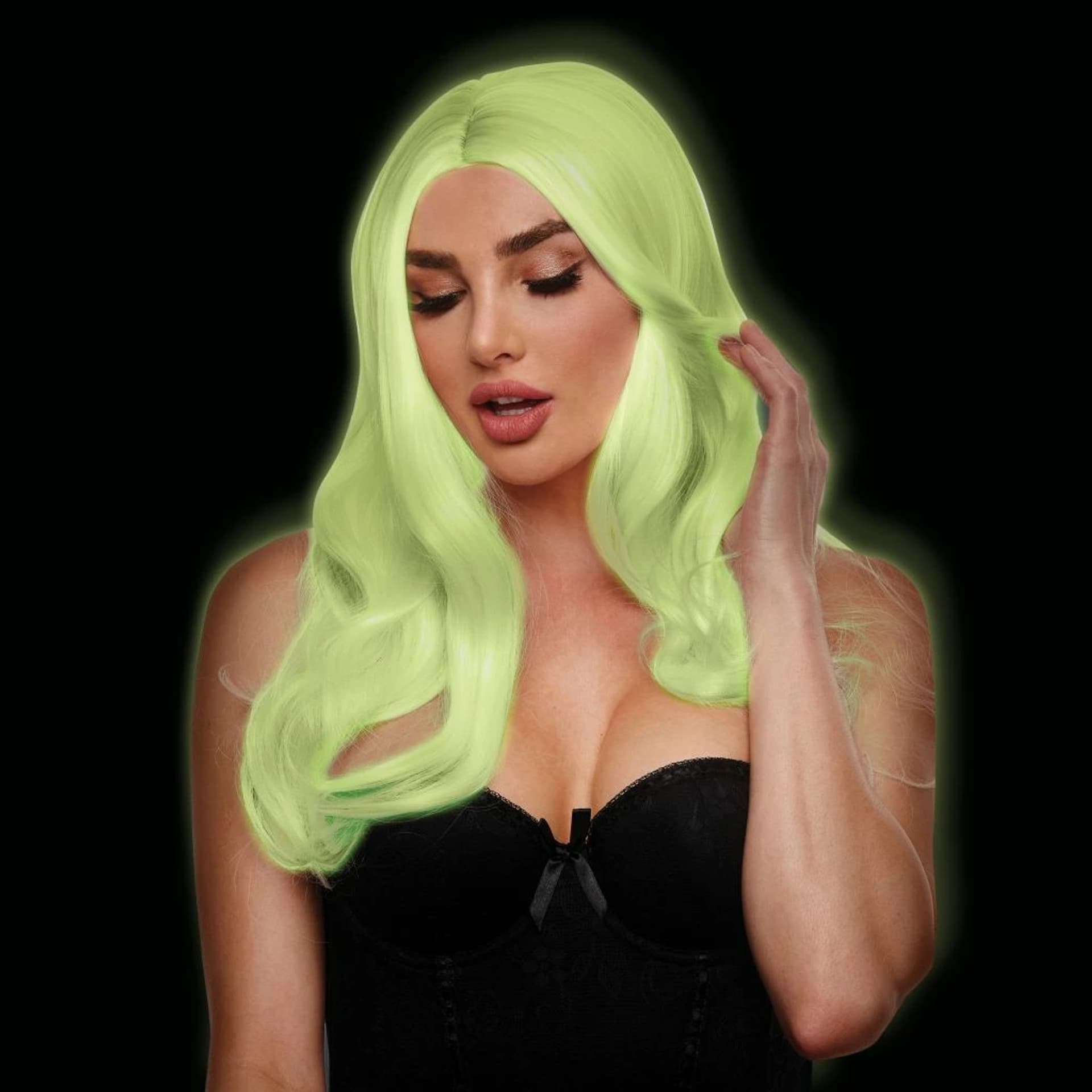 

Peruka - Pleasure Wigs Jessie Wig White Glow in the Dark