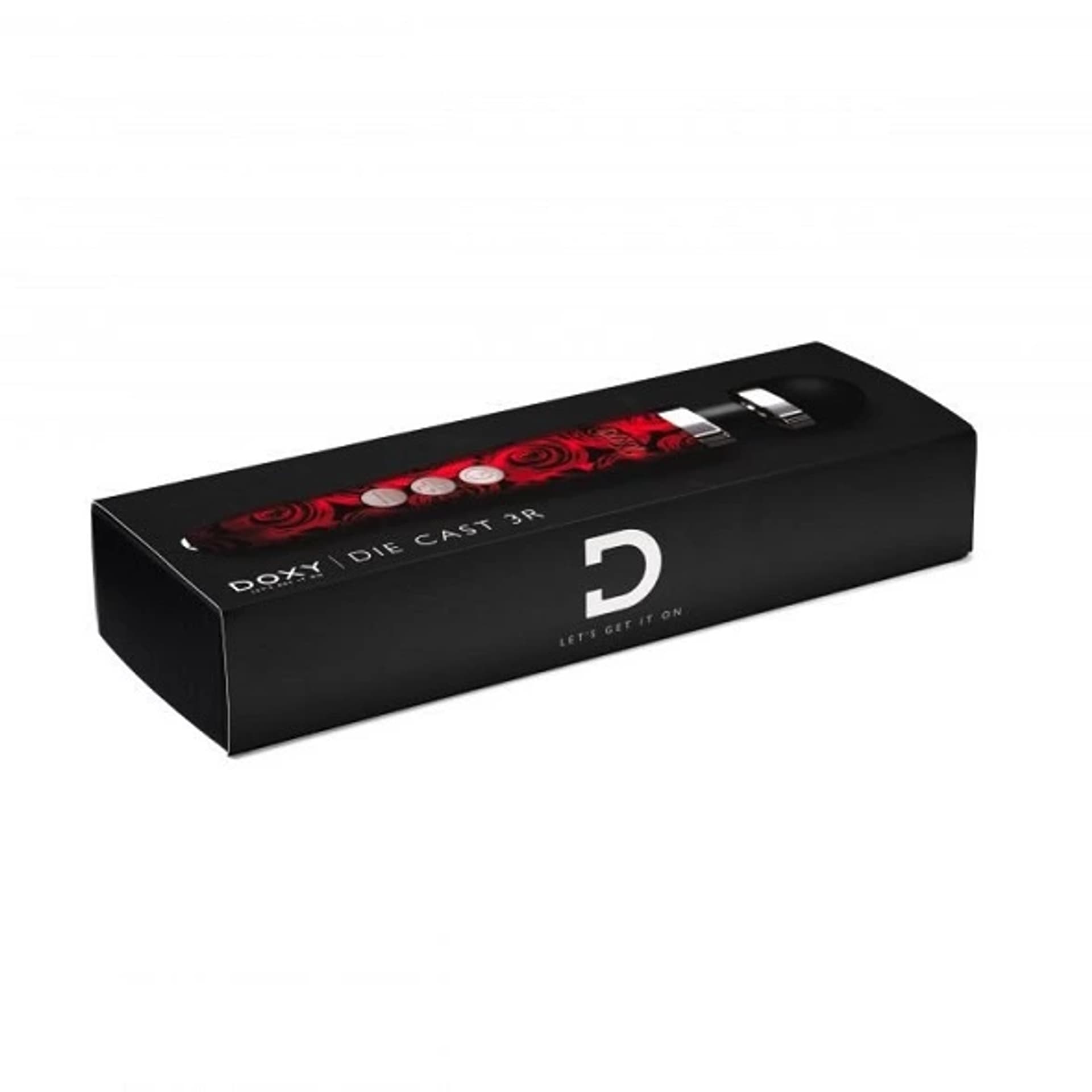 

Masażer - Doxy Die Cast 3R Wand Massager Rose Pattern