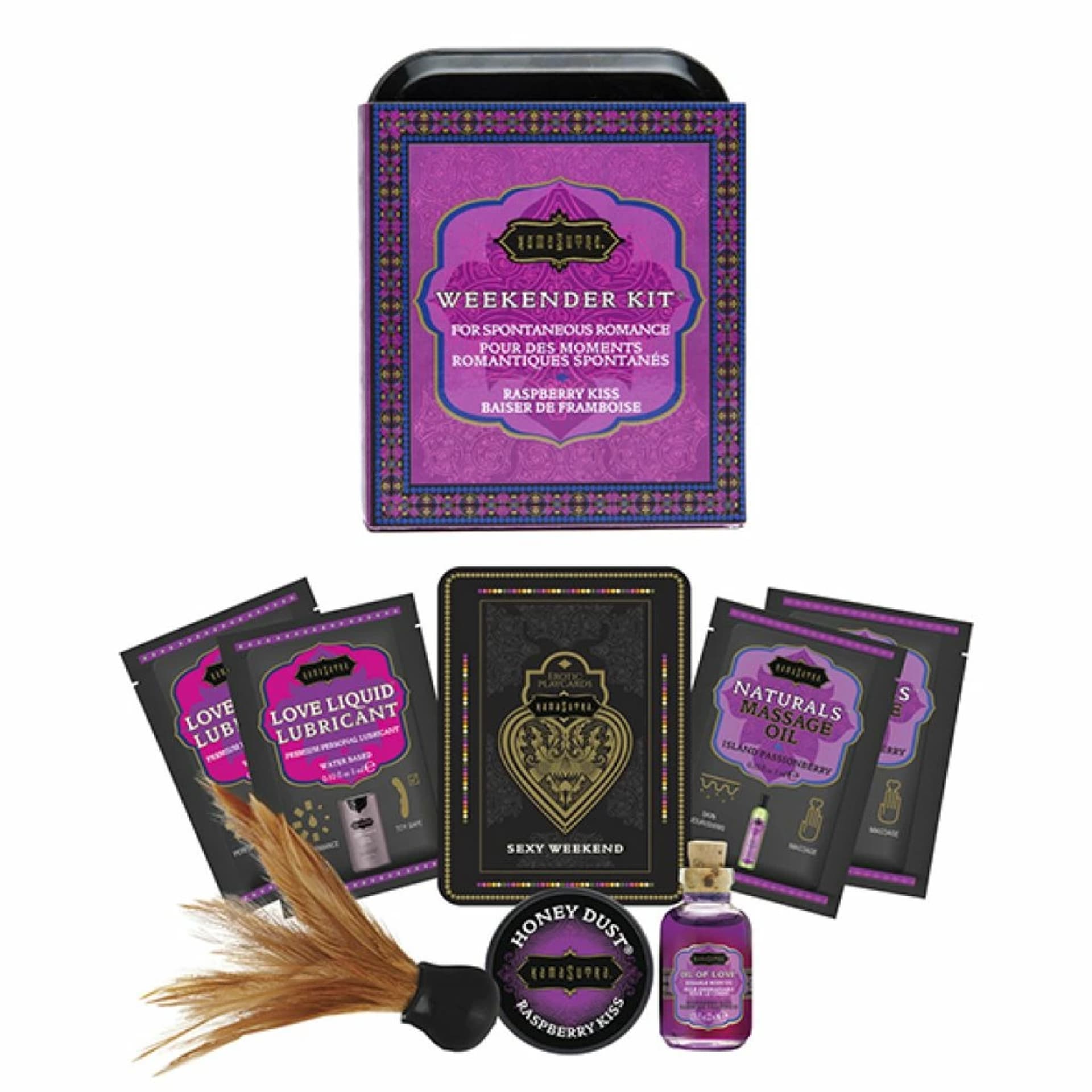 

Zestaw akcesoriów - Kama Sutra The Weekender Tin Can Raspberry Kiss
