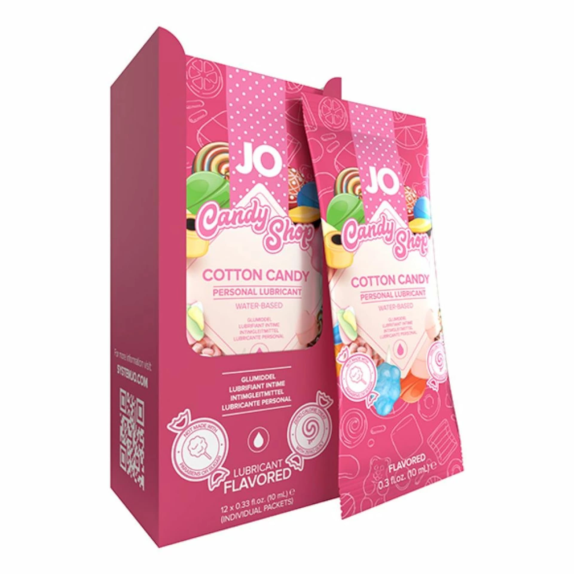 

Zestaw lubrykantów w saszetkach - System JO Foil Pack Cotton Candy