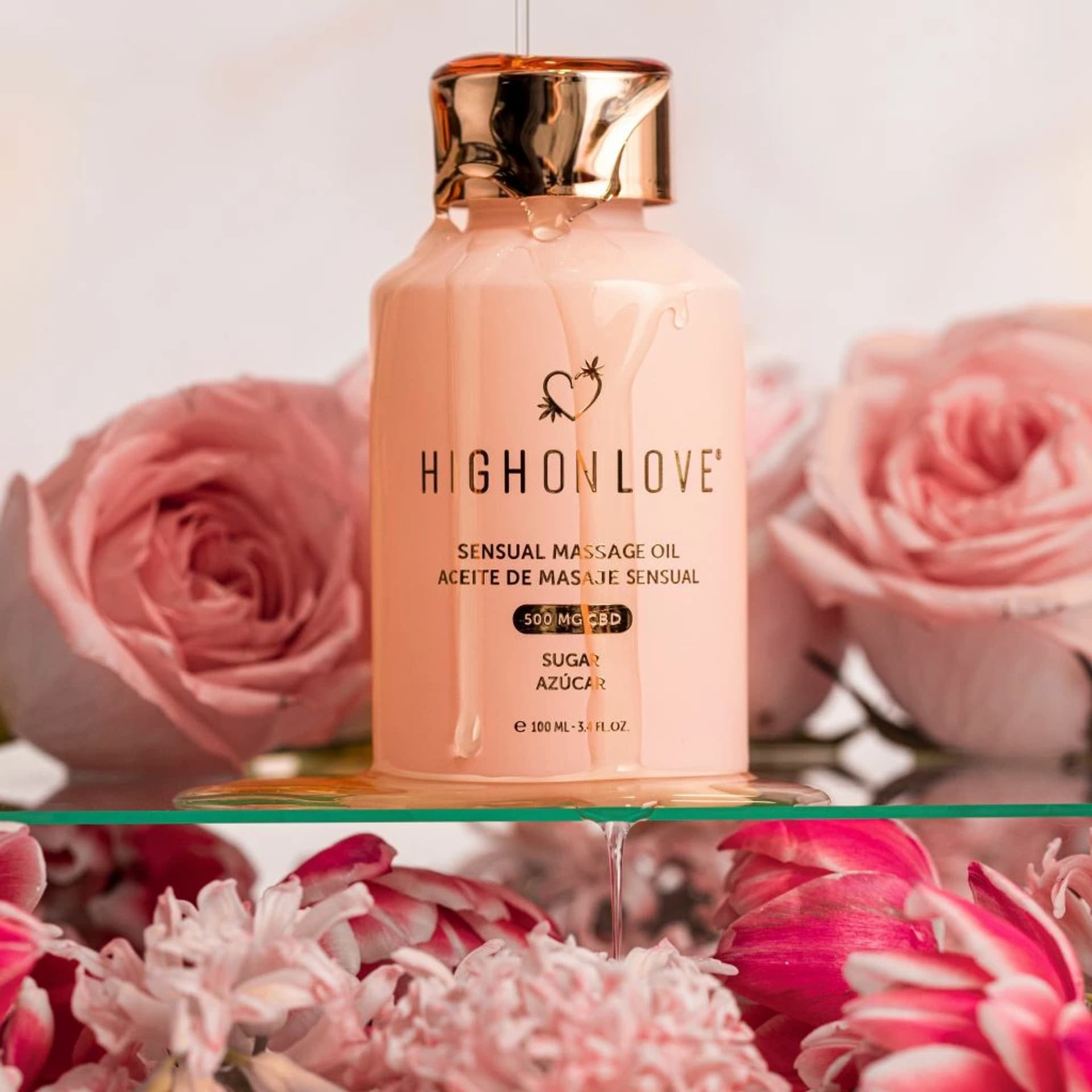 

Olejek do masażu - HighOnLove CBD Sensual Massage Oil Sugar High 100 ml