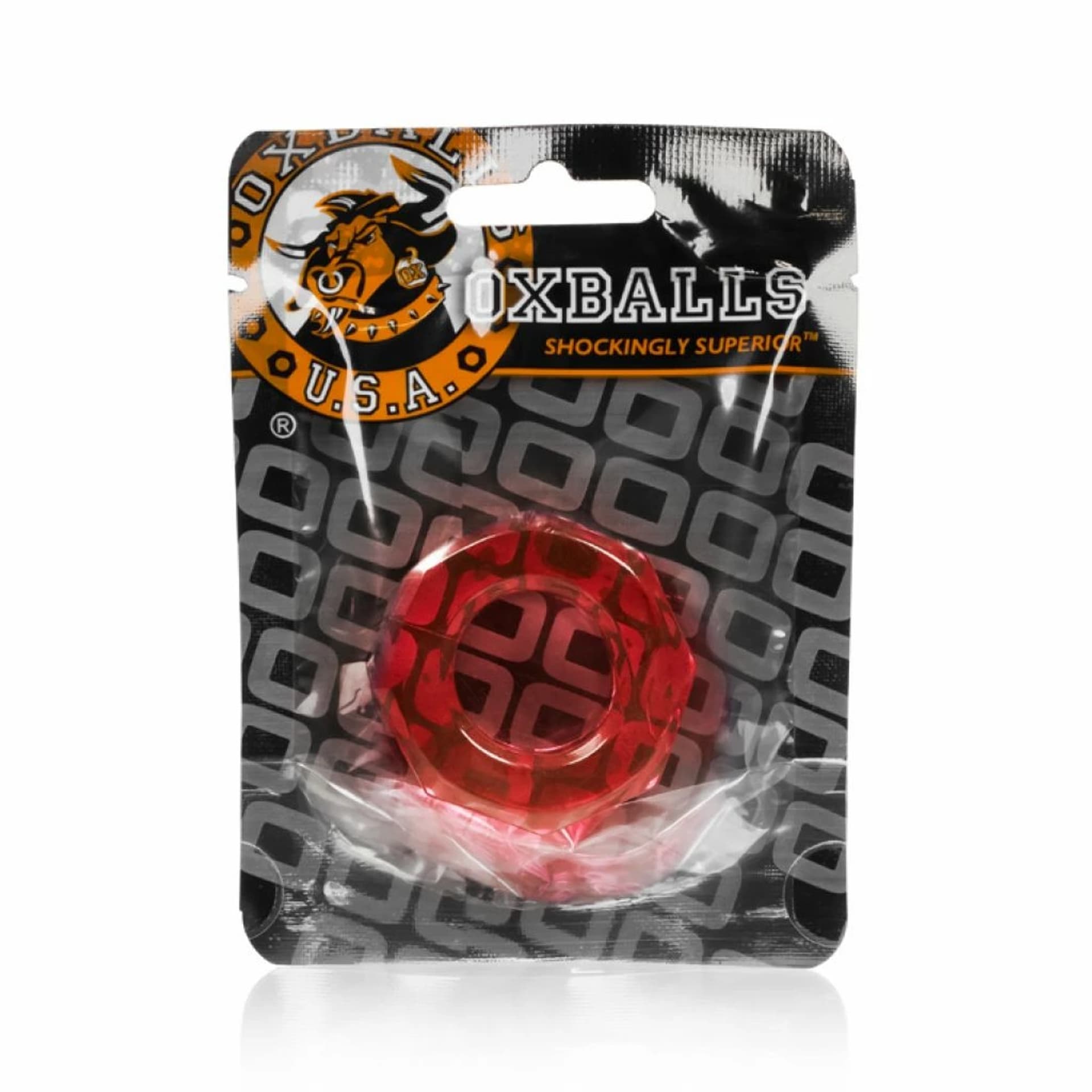 

Pierścień erekcyjny - Oxballs Humpballs Cockring Ruby