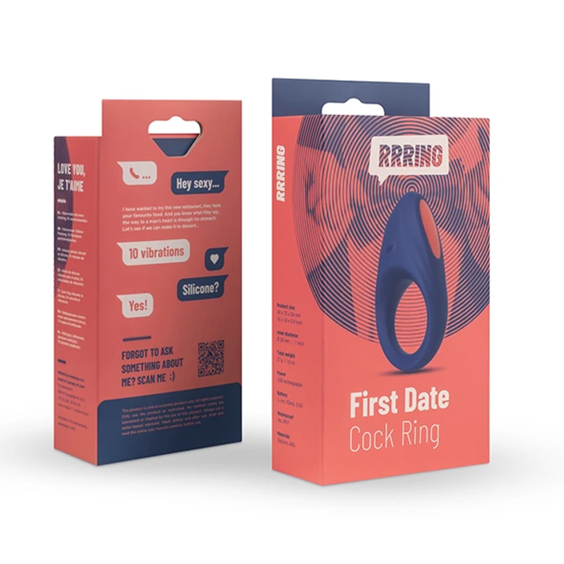 

Pierścień wibrujący - FeelzToys RRRING First Date