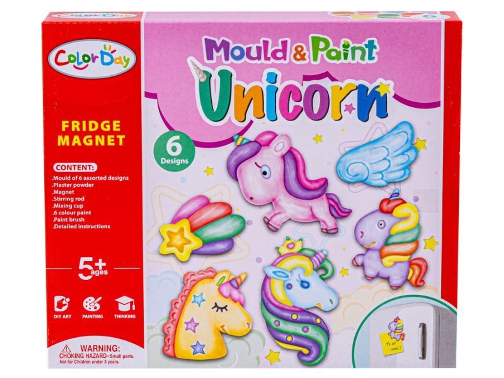 

Kreatywny Zestaw Stwórz Magnes, Odlew DIY JEDNOROŻCE, UNICORN Zrób To Sam