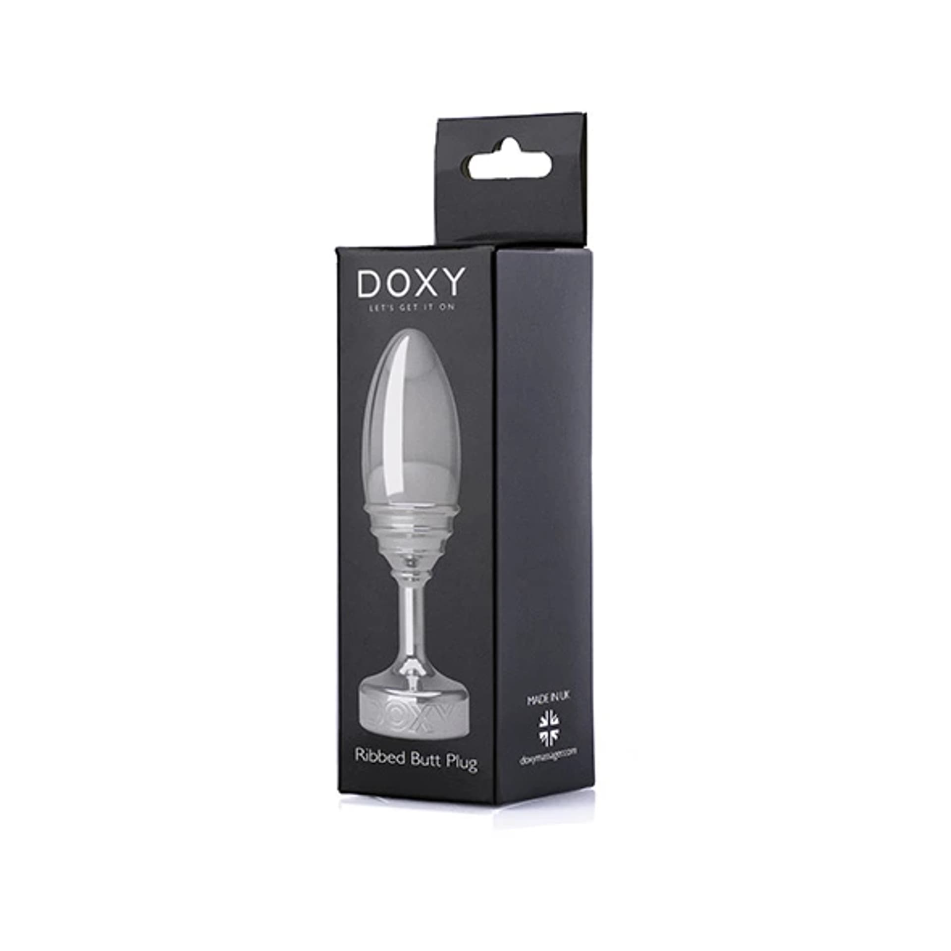

Plug analny - Doxy Butt Plug Ribbed
