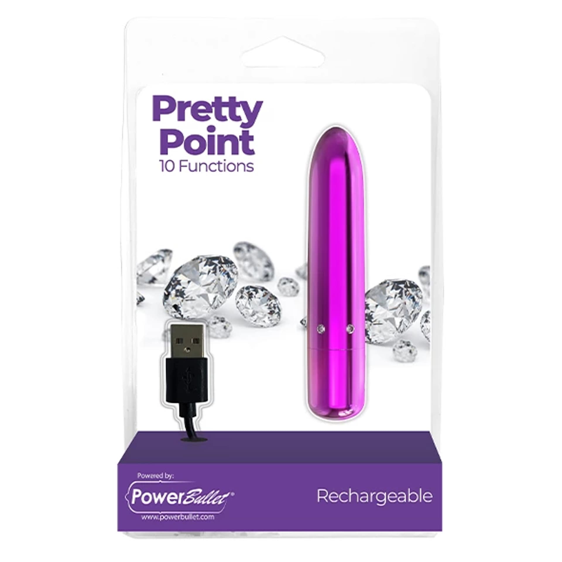 

Wibrator - PowerBullet Pretty Point Purple