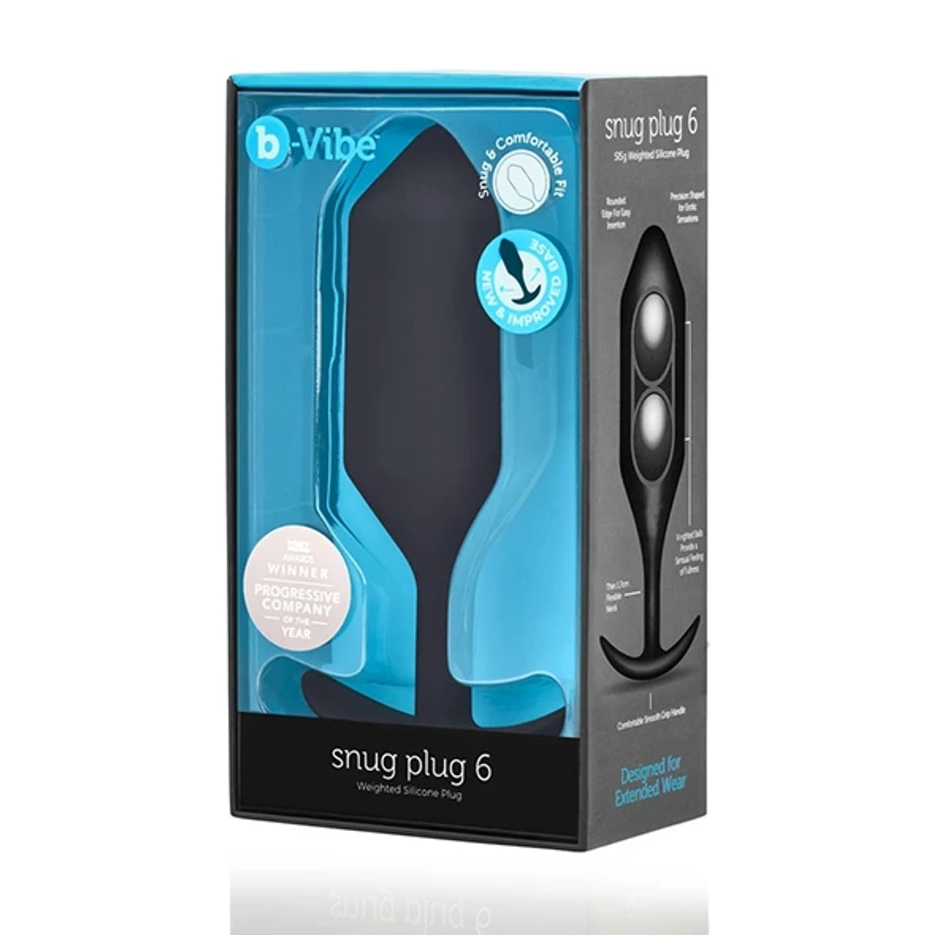 

Plug analny - B-Vibe Snug Plug 6 Black