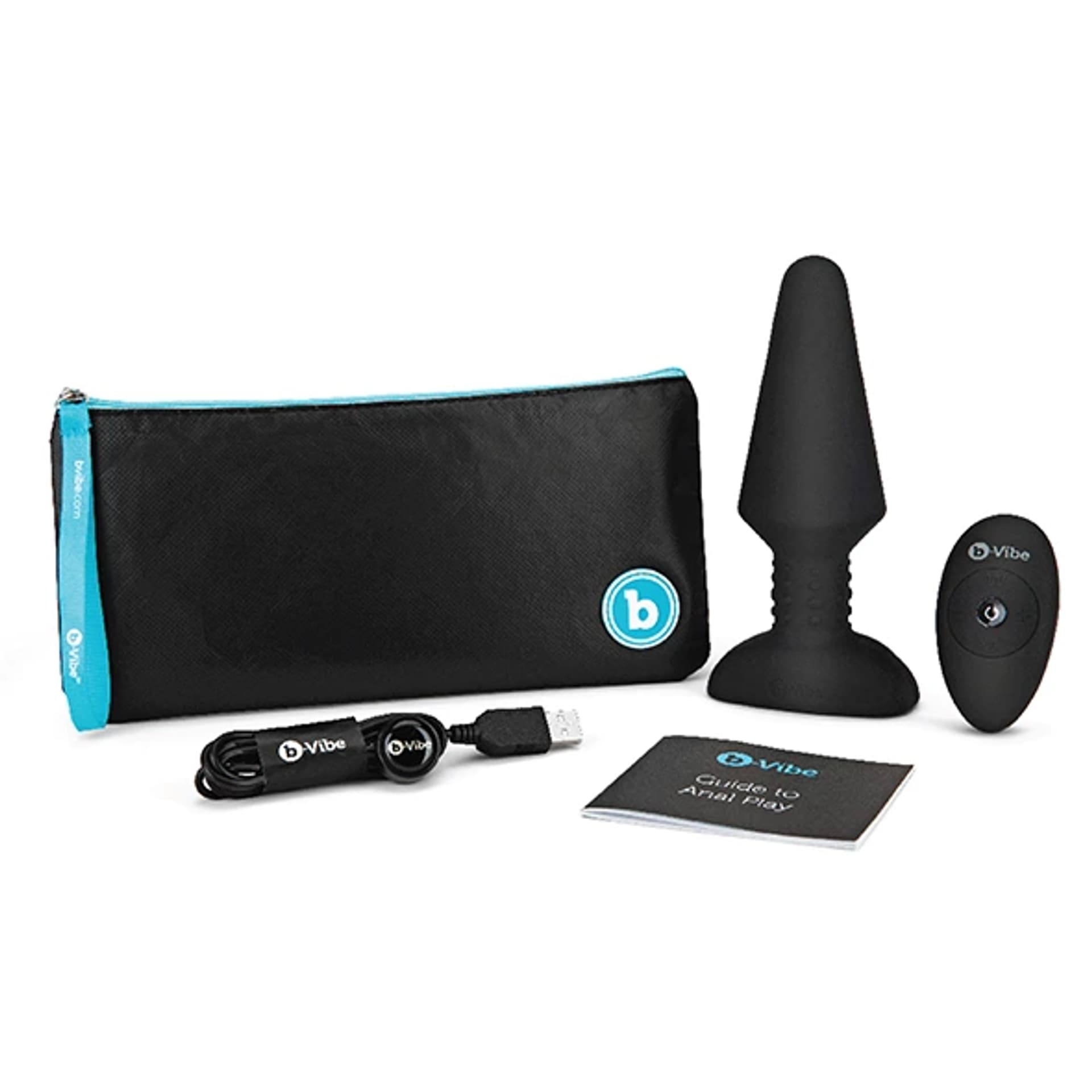 

Zdalnie sterowany plug analny - B-Vibe Rimming Plug XL Black