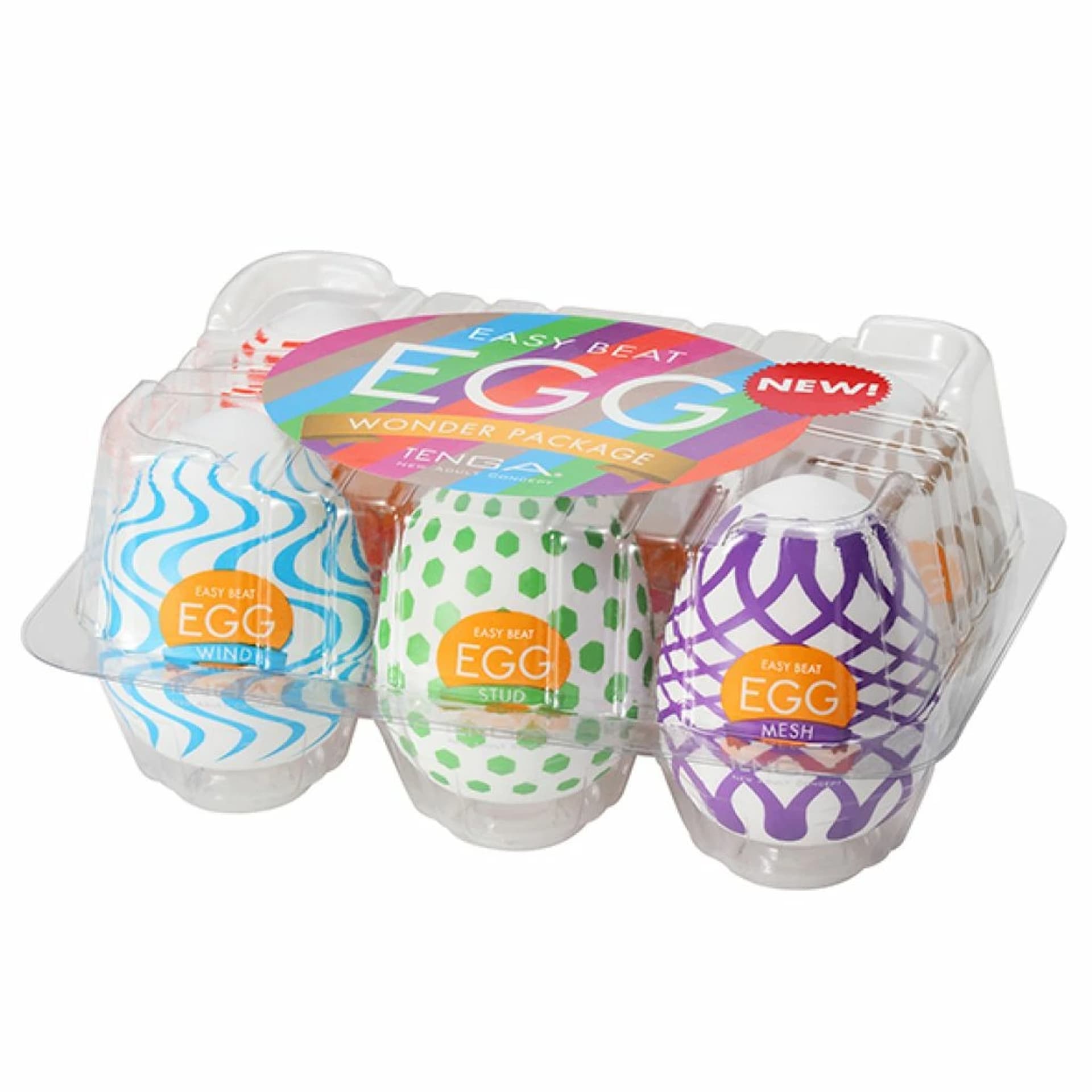 

TENGA 6 Styles Easy Beat Egg Wonder Package zestaw 6 jednorazowych masturbatorów w kształcie jajka