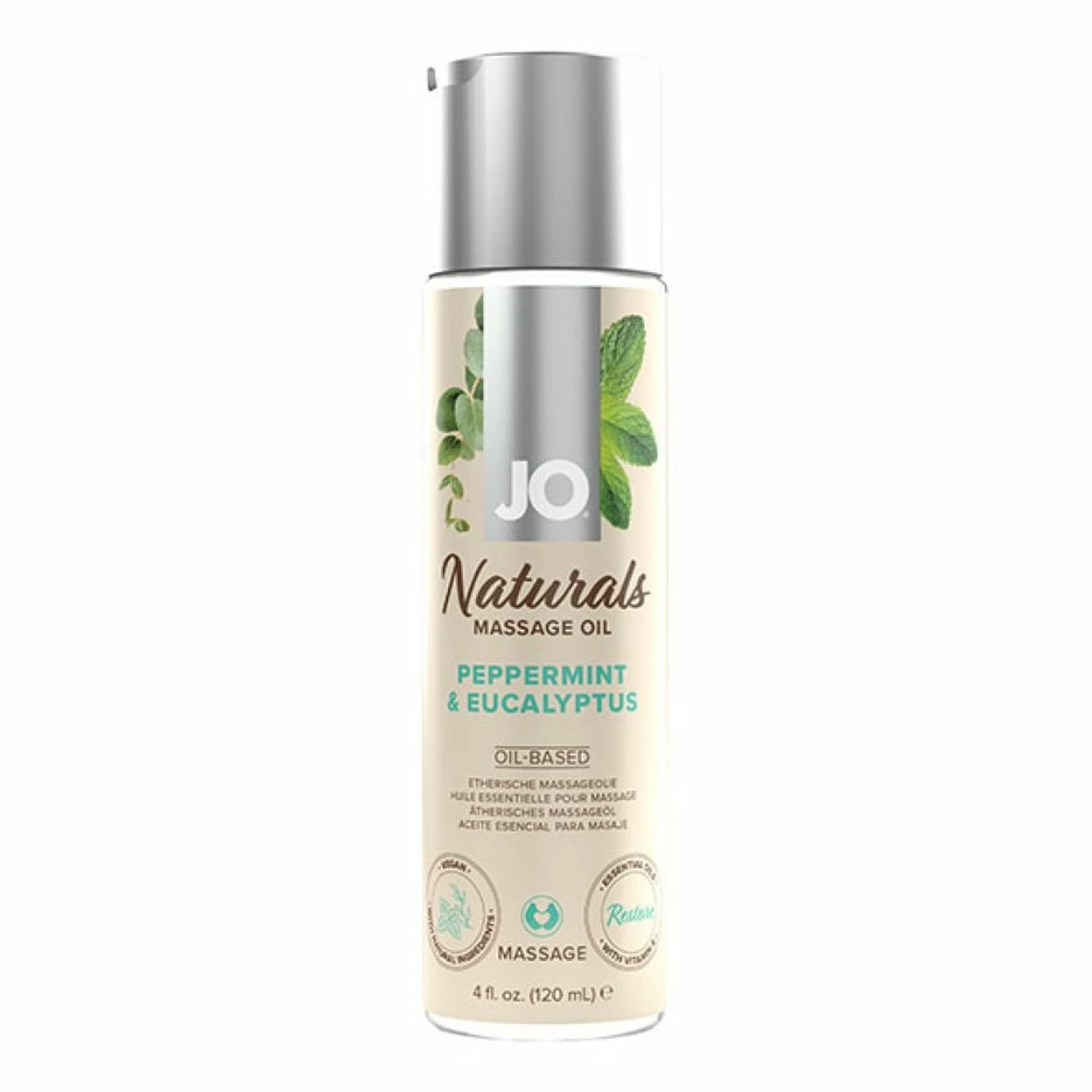 

System JO Naturals Massage Oil Peppermint & Eucalyptus 120 ml
