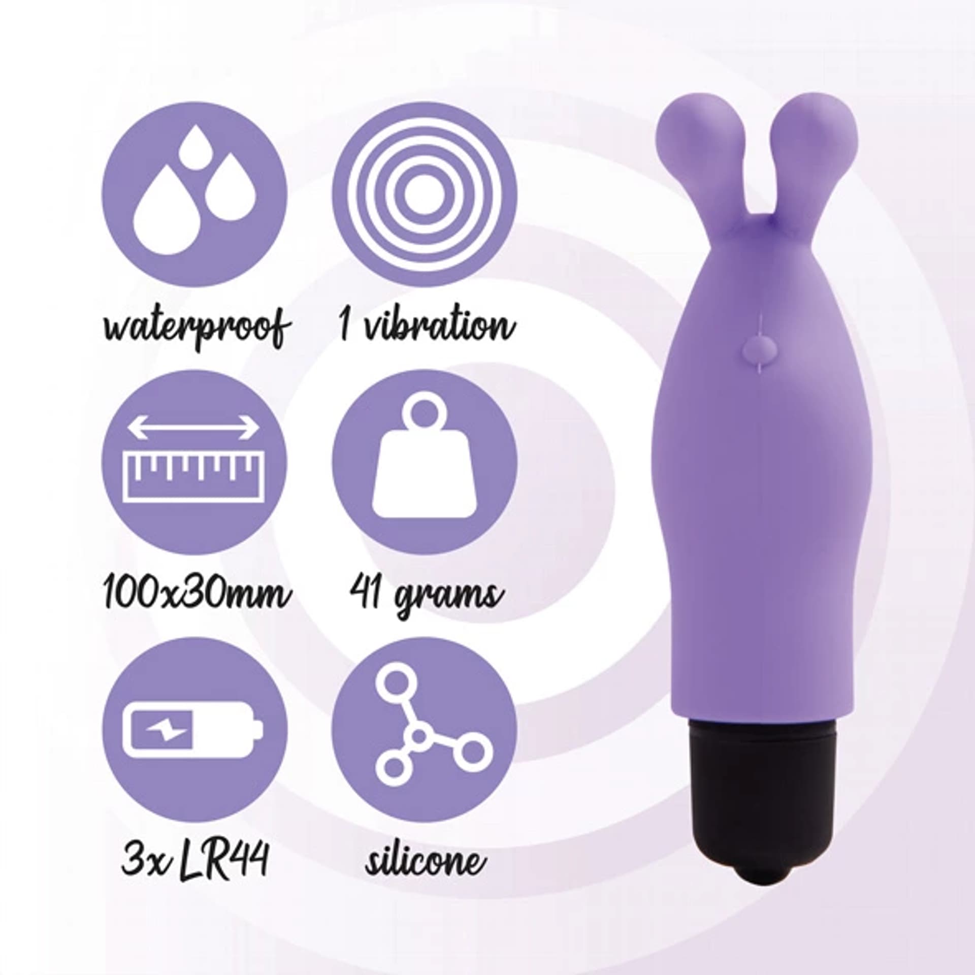 

Wibrator na palec - FeelzToys Magic Finger Purple