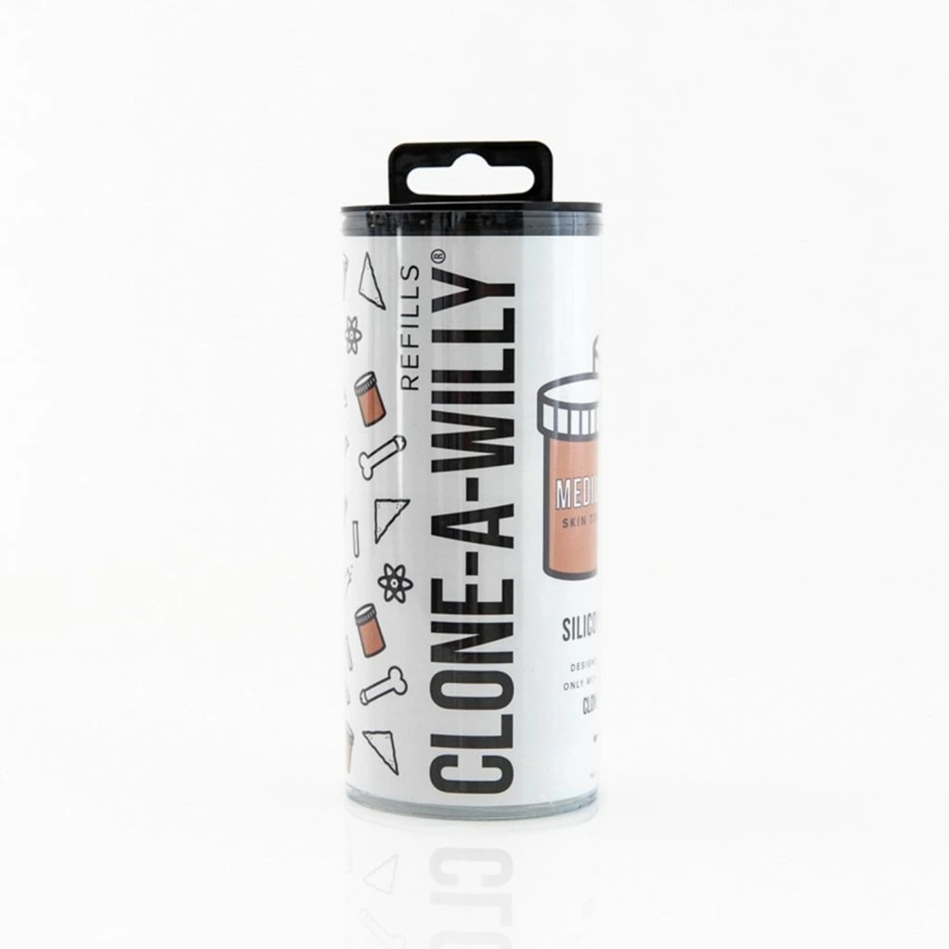 

Zestaw uzupełniający do klonowania penisa - Clone A Willy Refill Medium Skin Tone Silicone