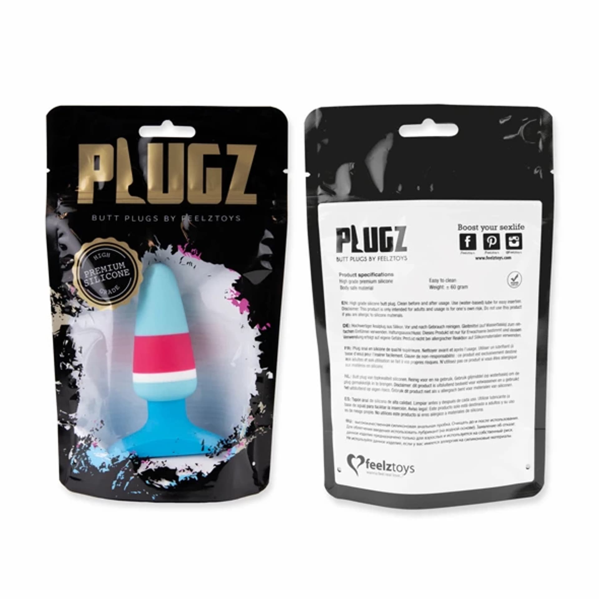 

Plug analny - FeelzToys Plugz Butt Plug Colors Nr. 1