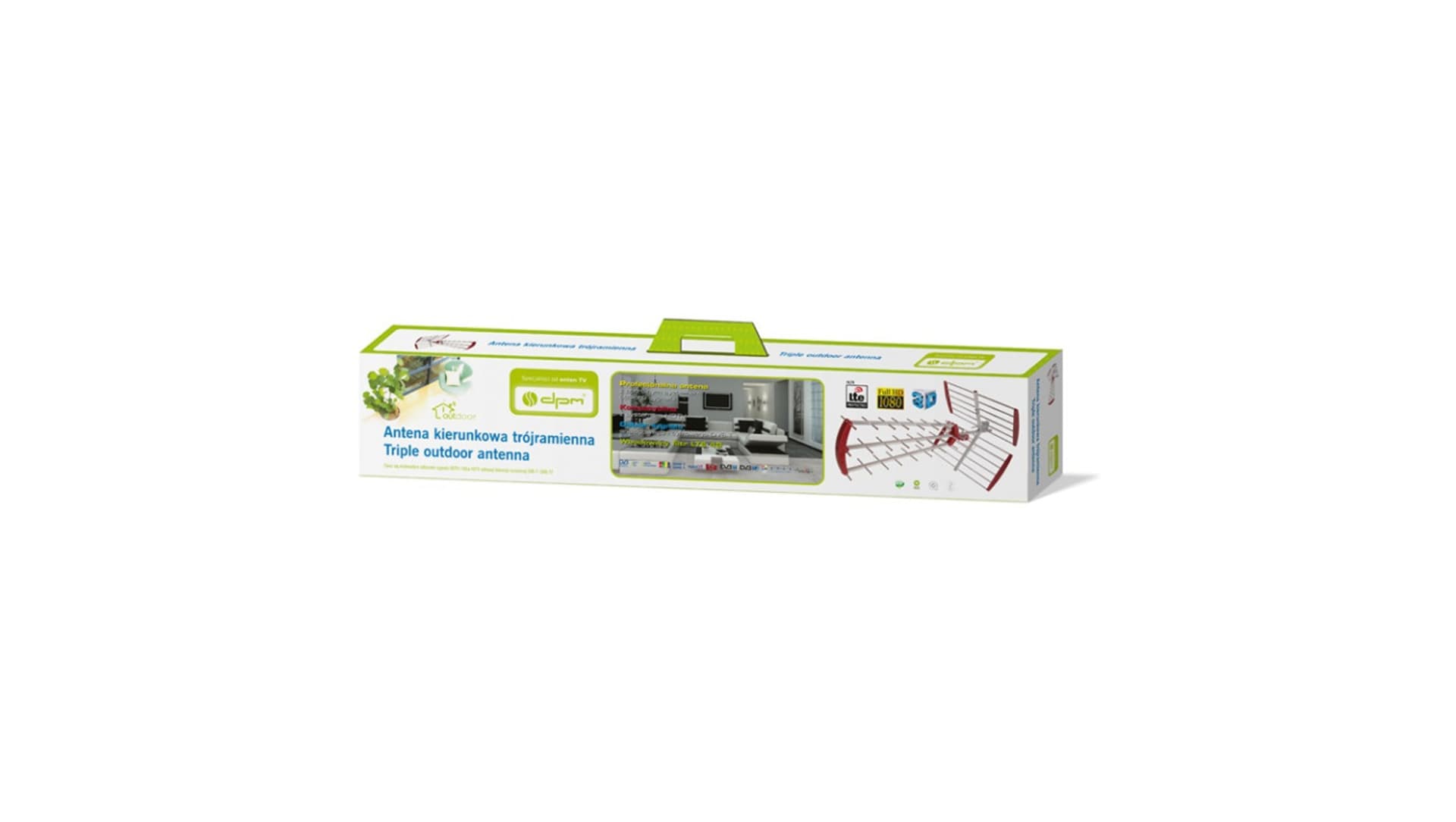 

Antena DVB-T UHF kierunkowa 38 elementów 17dB, symetryzator, filtr LTE HN62