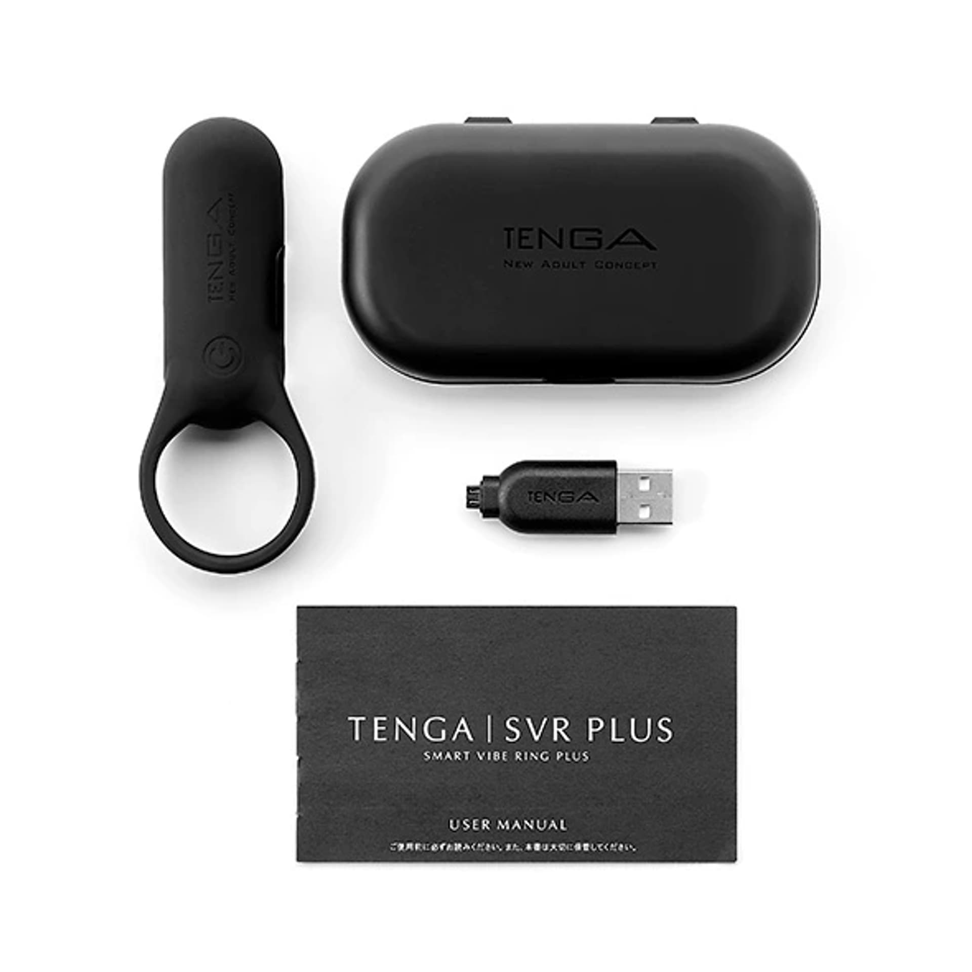 

Pierścień wibrujący - Tenga SVR Smart Vibe Ring Plus Black