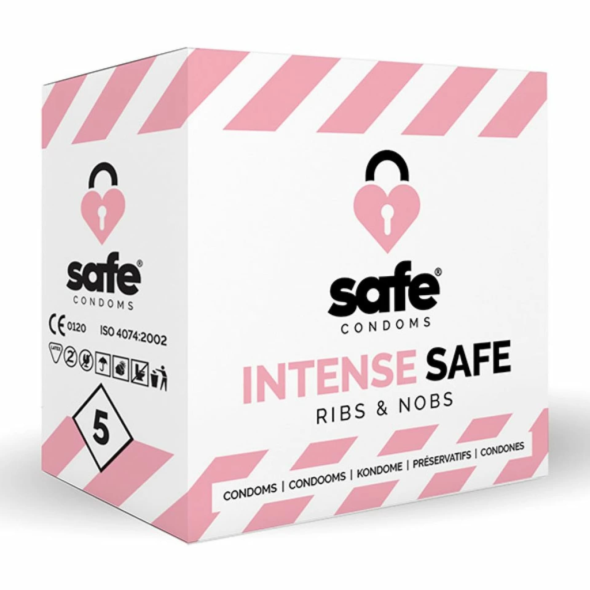 

Prezerwatywy stymulujące - Safe Intense Safe 5 szt