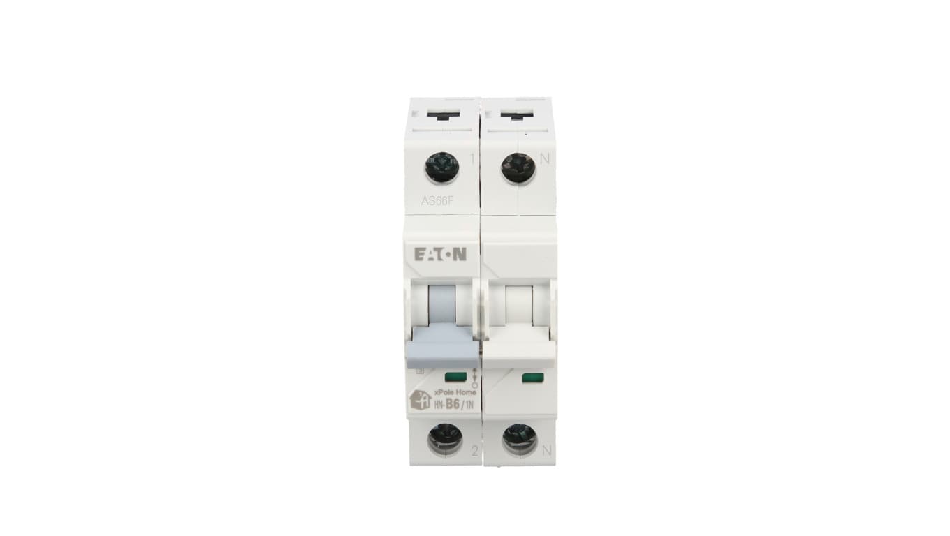 

Wyłącznik nadprądowy 1P+N B 6A 6kA AC xPole Home HN-B6/1N 194838