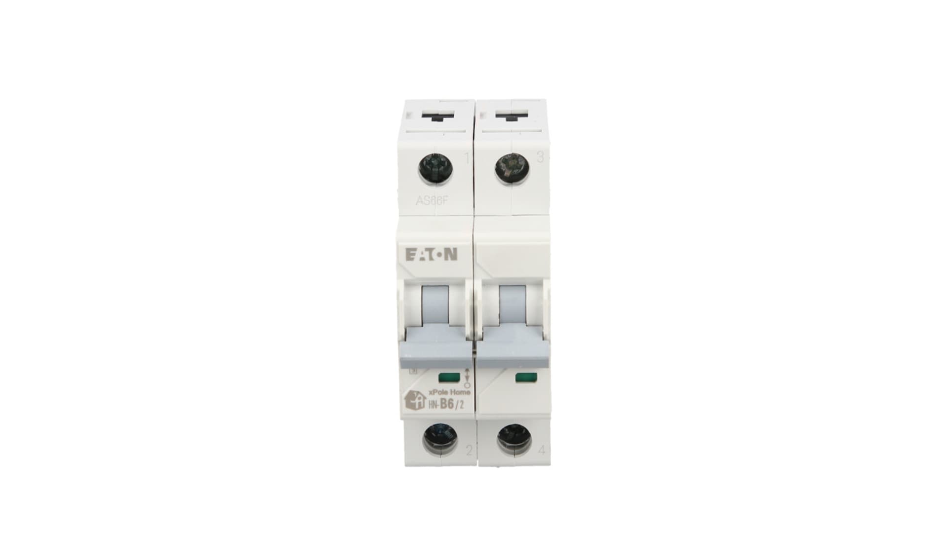 

Wyłącznik nadprądowy 2P B 6A 6kA AC xPole Home HN-B6/2 194858
