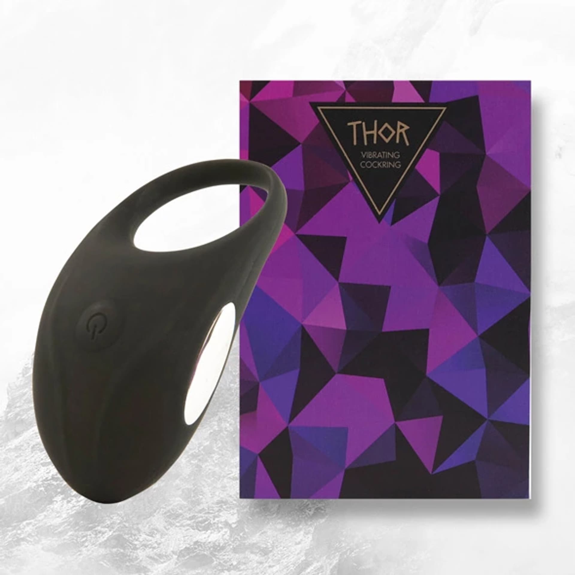 

Pierścień wibrujący - FeelzToys Thor Black